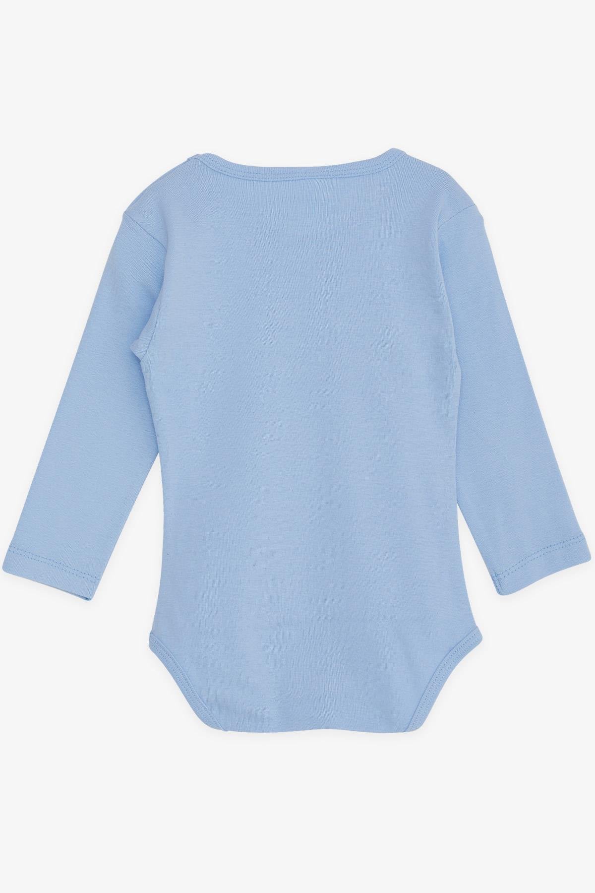 Breeze Erkek Bebek Çıtçıtlı Body Araba Baskılı Mavi (9 Ay-3 Yaş)
