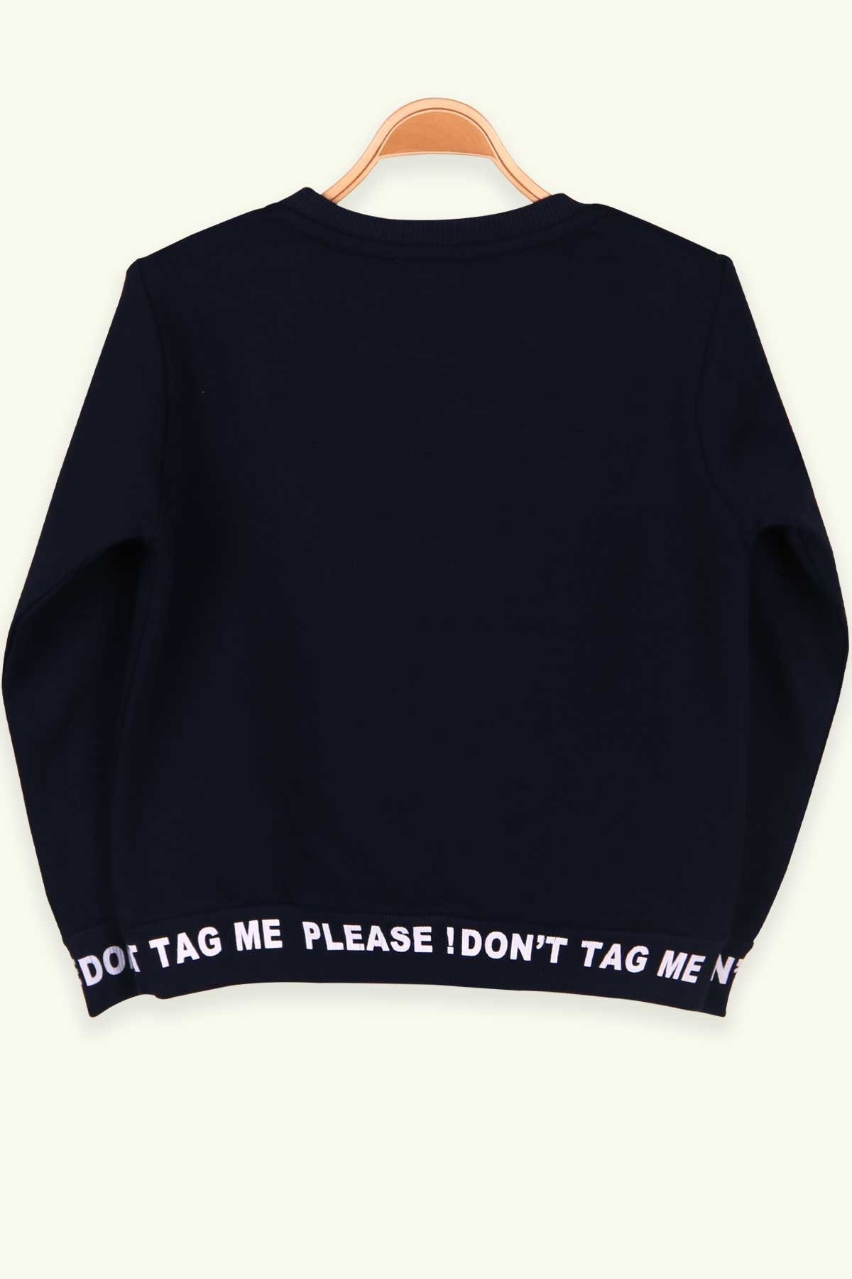 Breeze Erkek Çocuk Sweatshirt Baskılı Lacivert (6-10 Yaş)