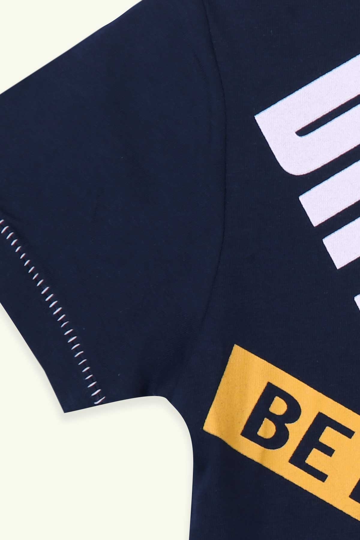 Breeze Erkek Çocuk Tişört Yazı Baskılı Lacivert (8 Yaş-14 Yaş)