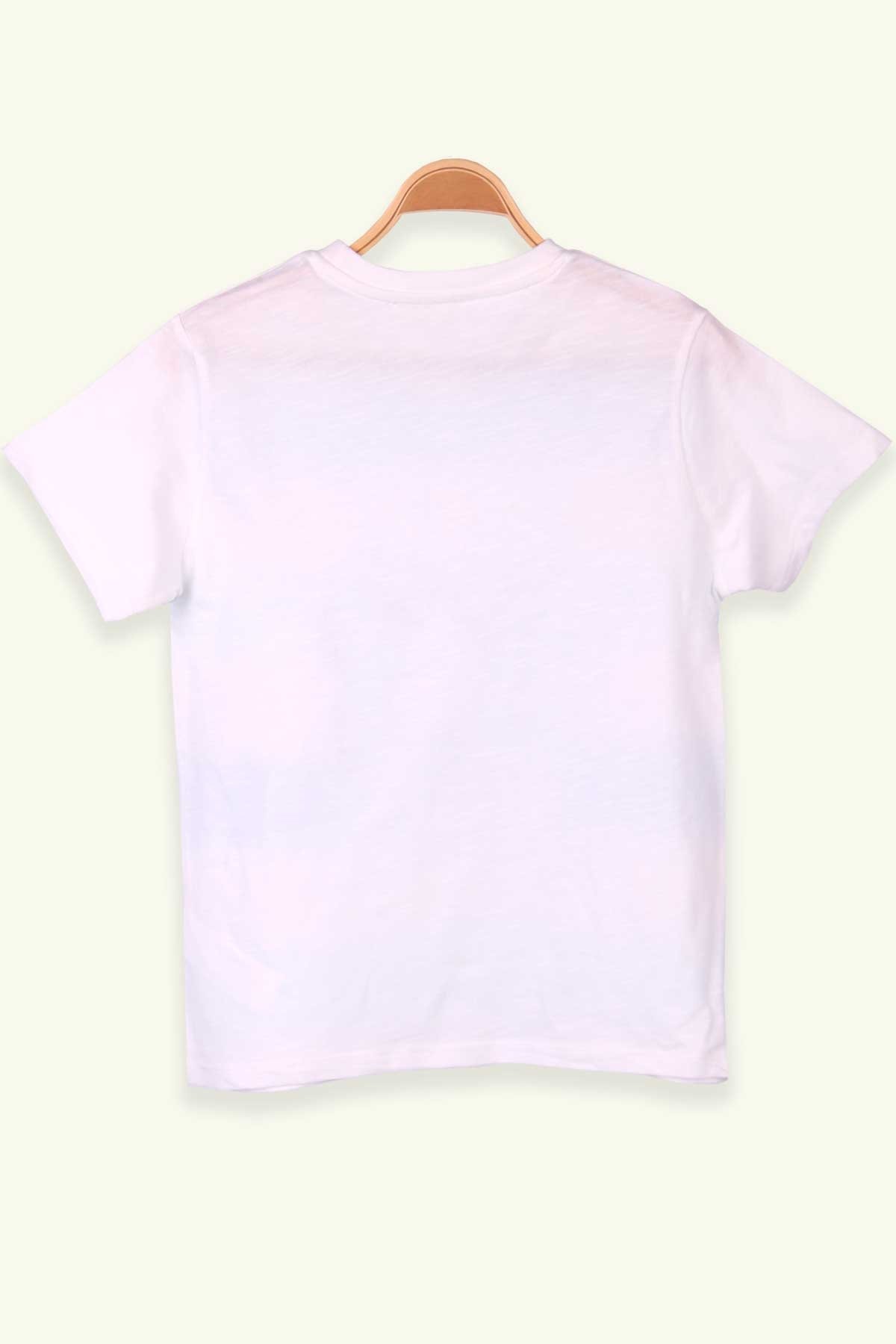 Breeze Erkek Çocuk Tişört Yazı Baskılı Mavi (6 Yaş-10 Yaş)