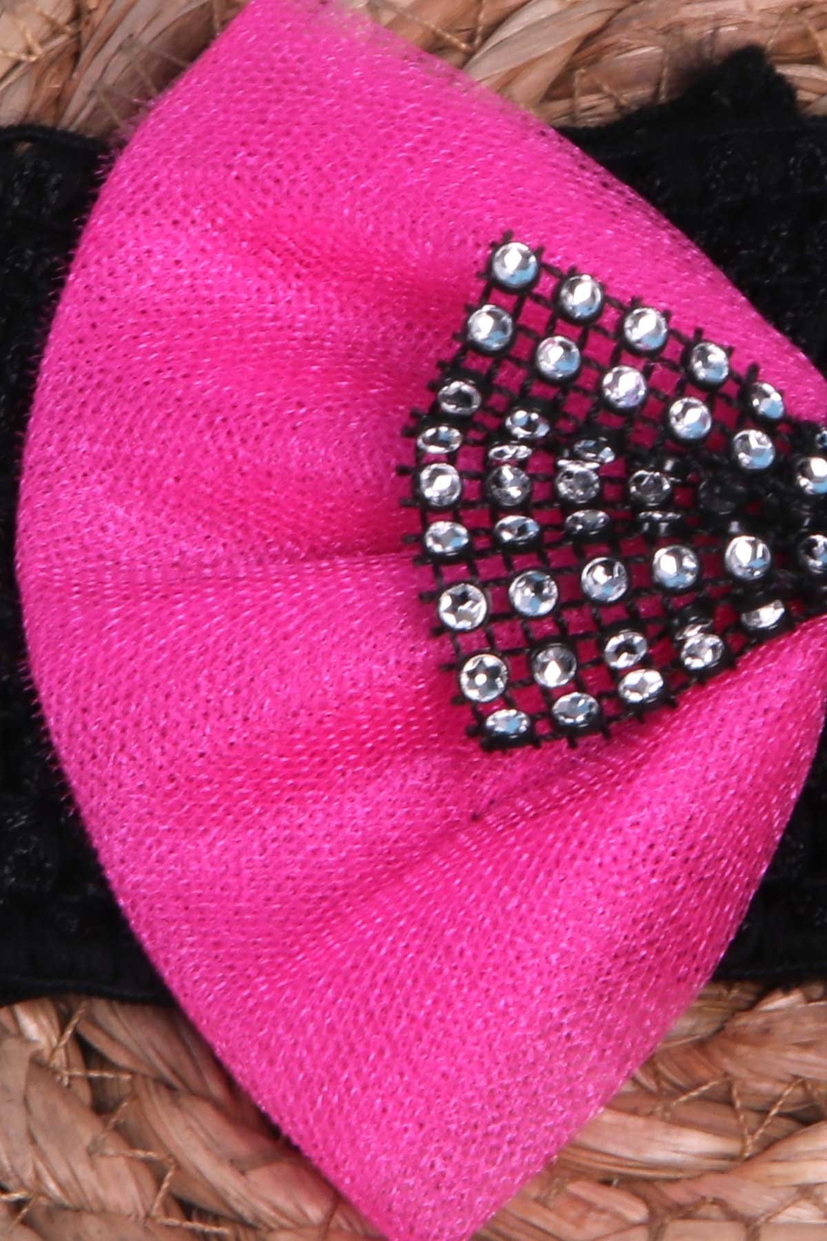 Breeze Kız Çocuk Pullu Bandana Neon Pembe (Standart)