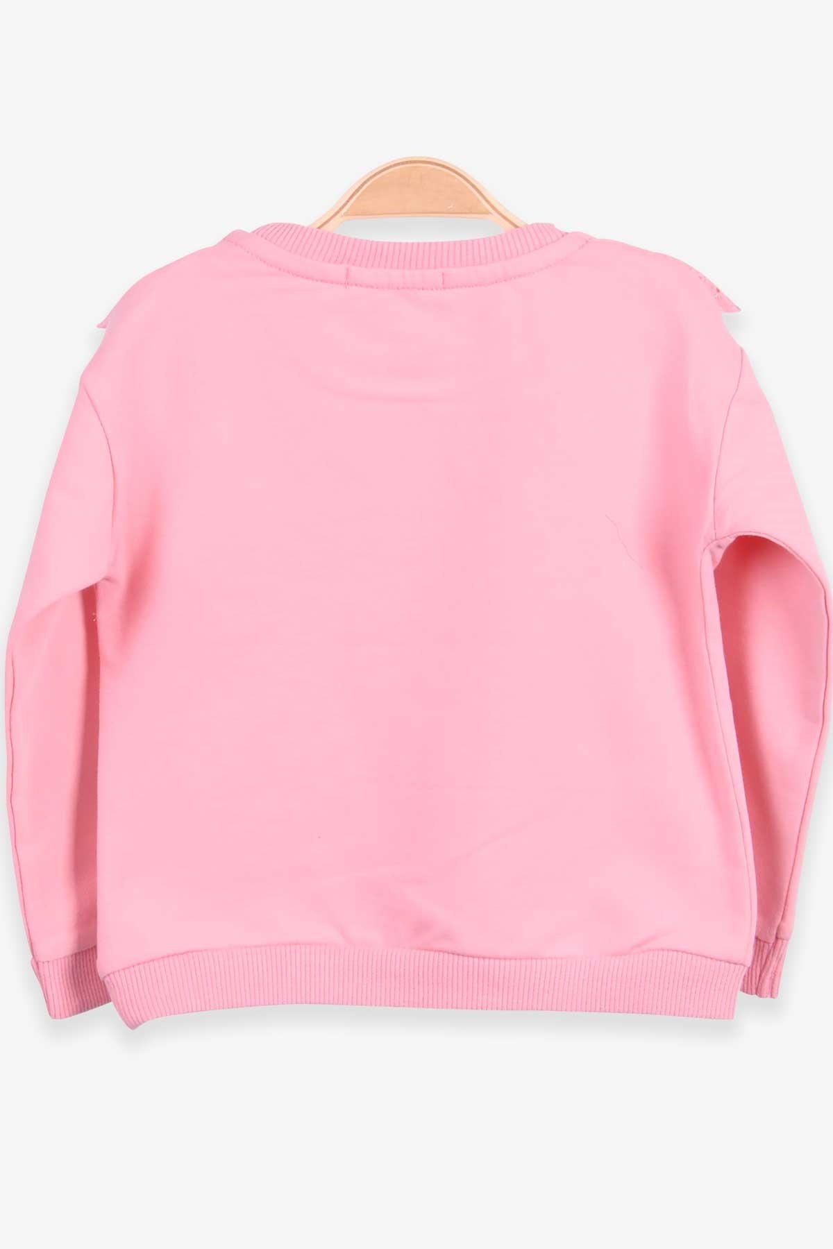 Breeze Kız Çocuk Sweatshirt Güpürlü Somon (1.5-5 Yaş)