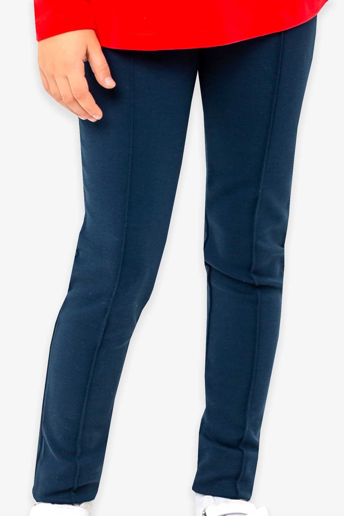 Breeze Kiz Çocuk Tayt Pantolon Lacivert (8-14 Yaş)