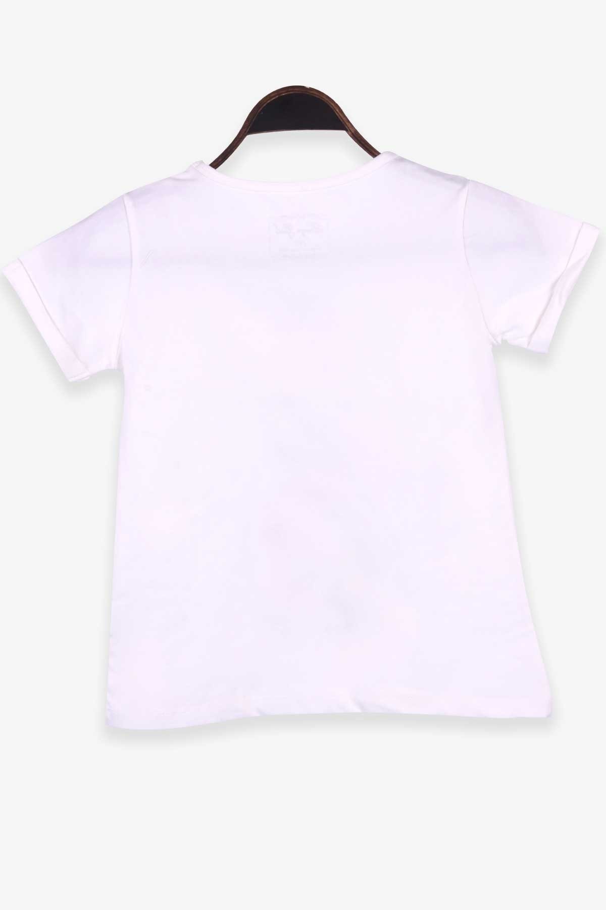 Breeze Kız Çocuk Tişört Kız Baskılı Ekru (10-14 Yaş)