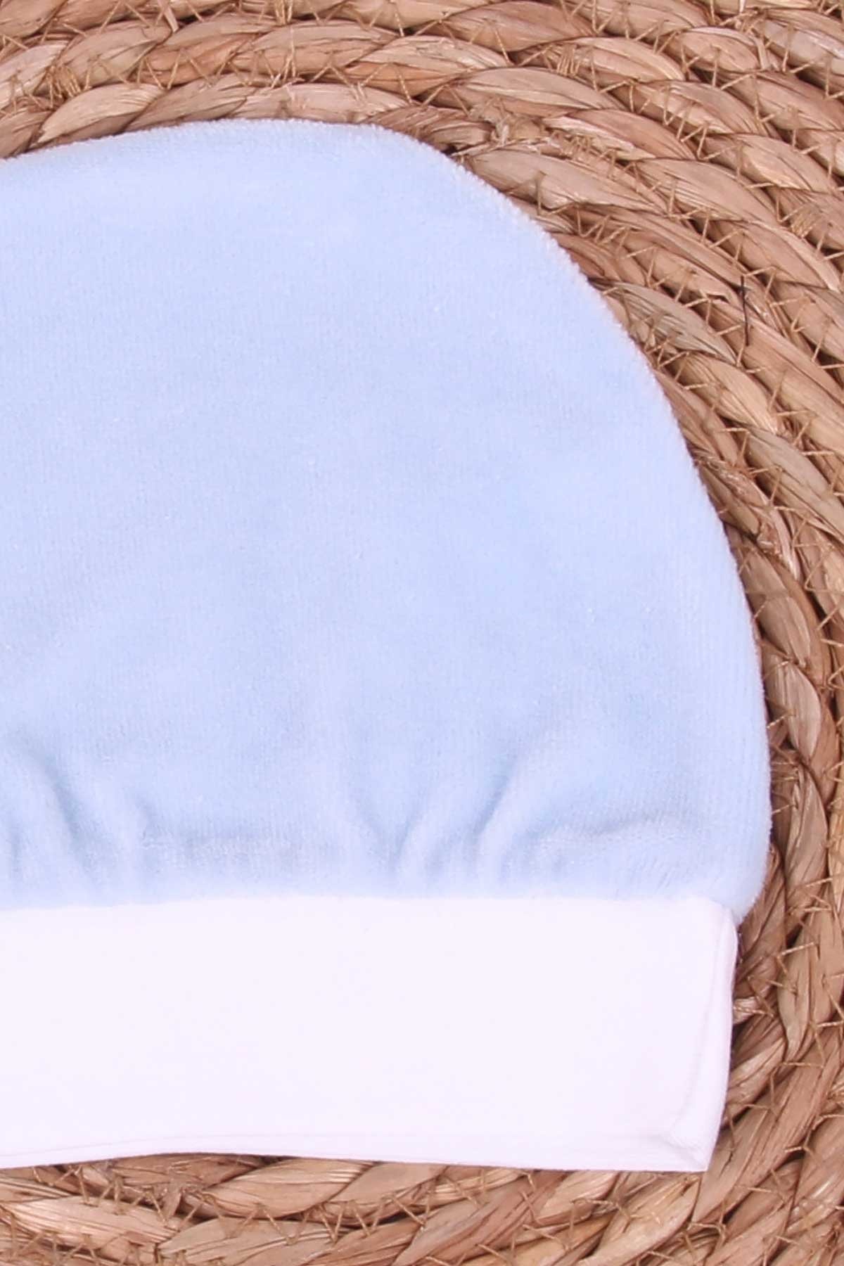 Breeze Yenidoğan Bebek Şapkası Bebe Mavisi (Standart)