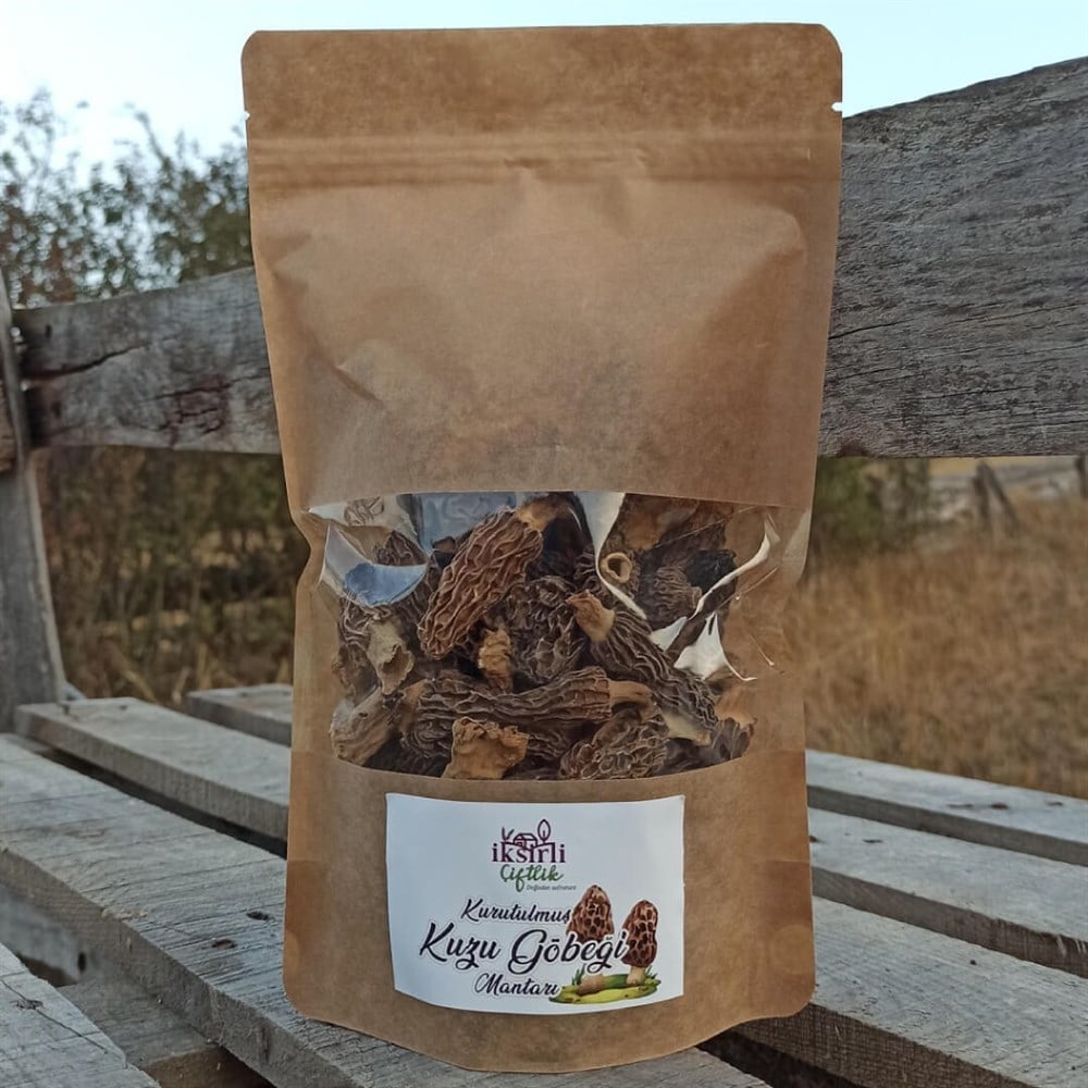 Kuru Kuzu Göbeği Mantarı (Morchella) 100 gr - Sınırlı Stok