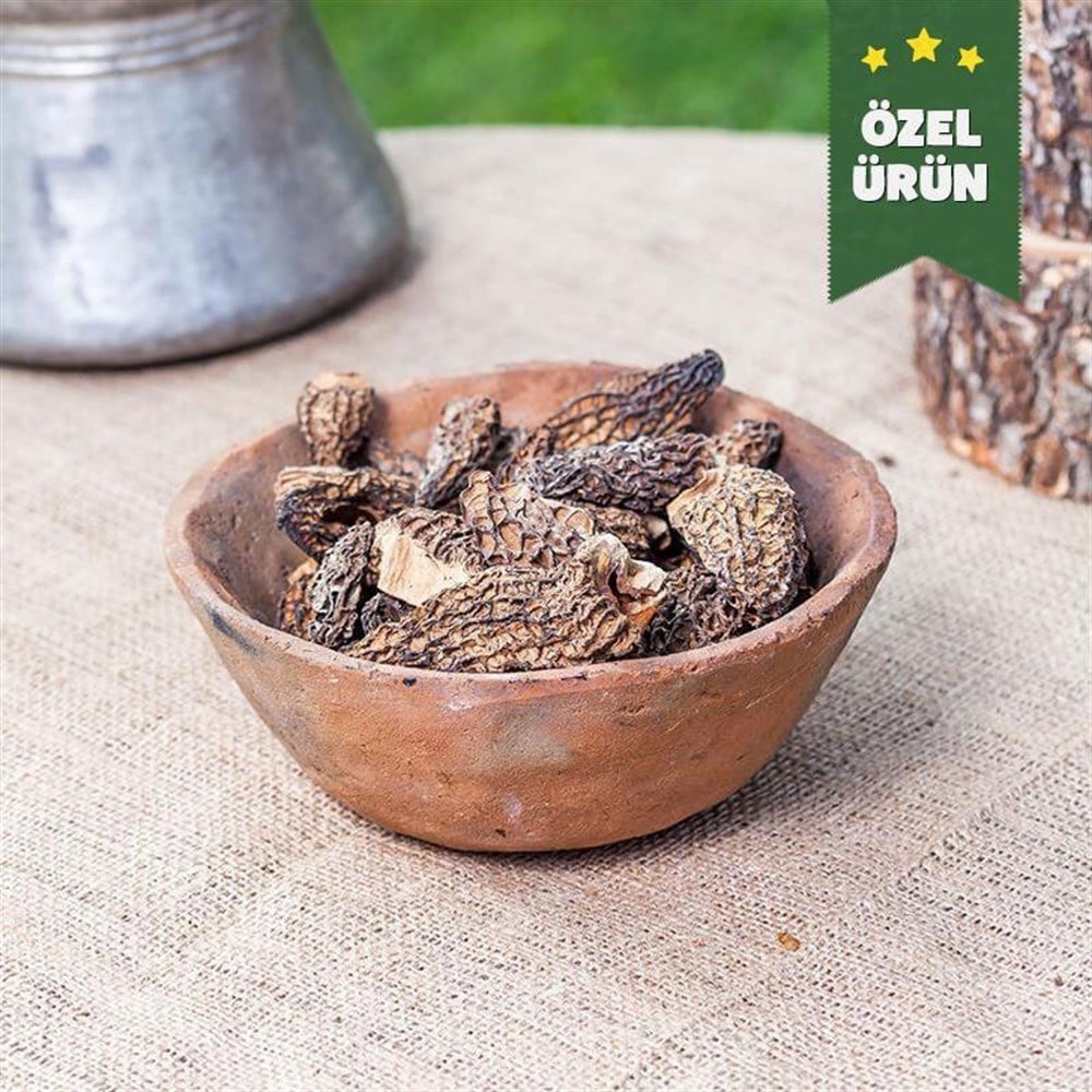 Kuru Kuzu Göbeği Mantarı (Morchella) 100 gr - Sınırlı Stok