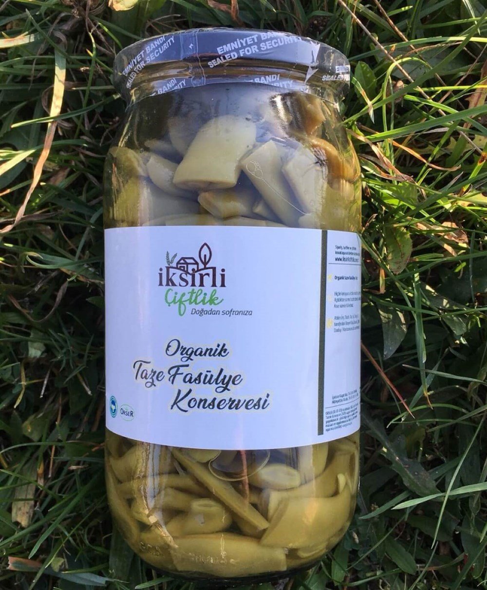Organik Taze Fasulye Konservesi 900g