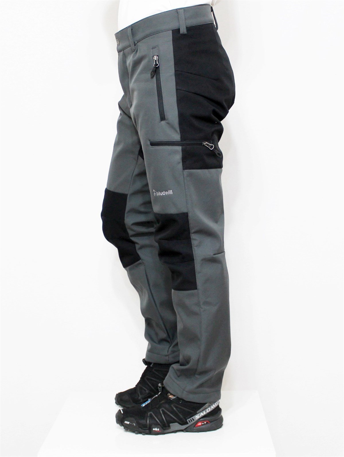 Mudwill Hiker500 Kışlık Softshell Pantolon-Gri Siyah