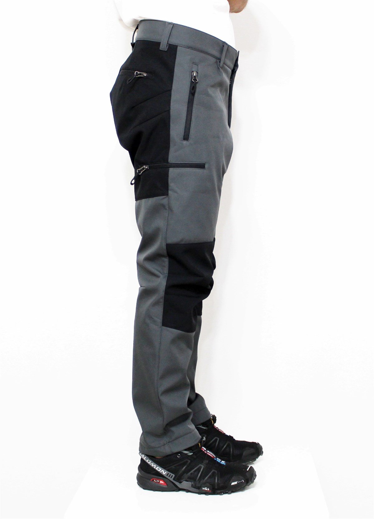 Mudwill Hiker500 Kışlık Softshell Pantolon-Gri Siyah