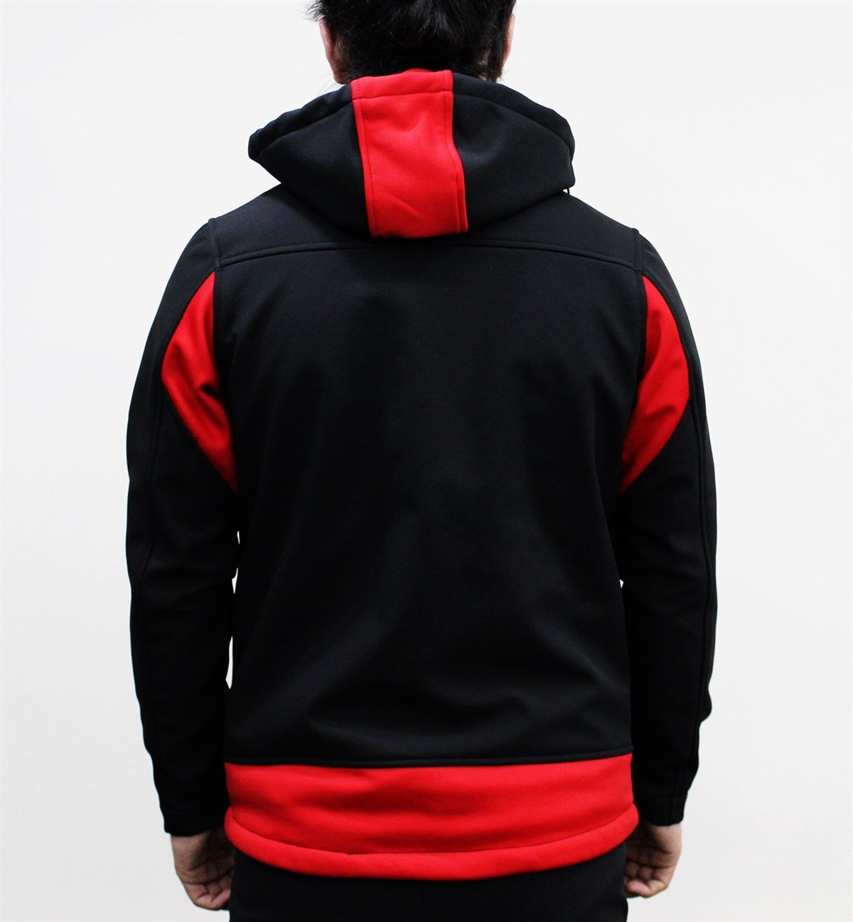 Mudwill Outdoor Softshell Erkek Mont Ceket - Kırmızı-Siyah