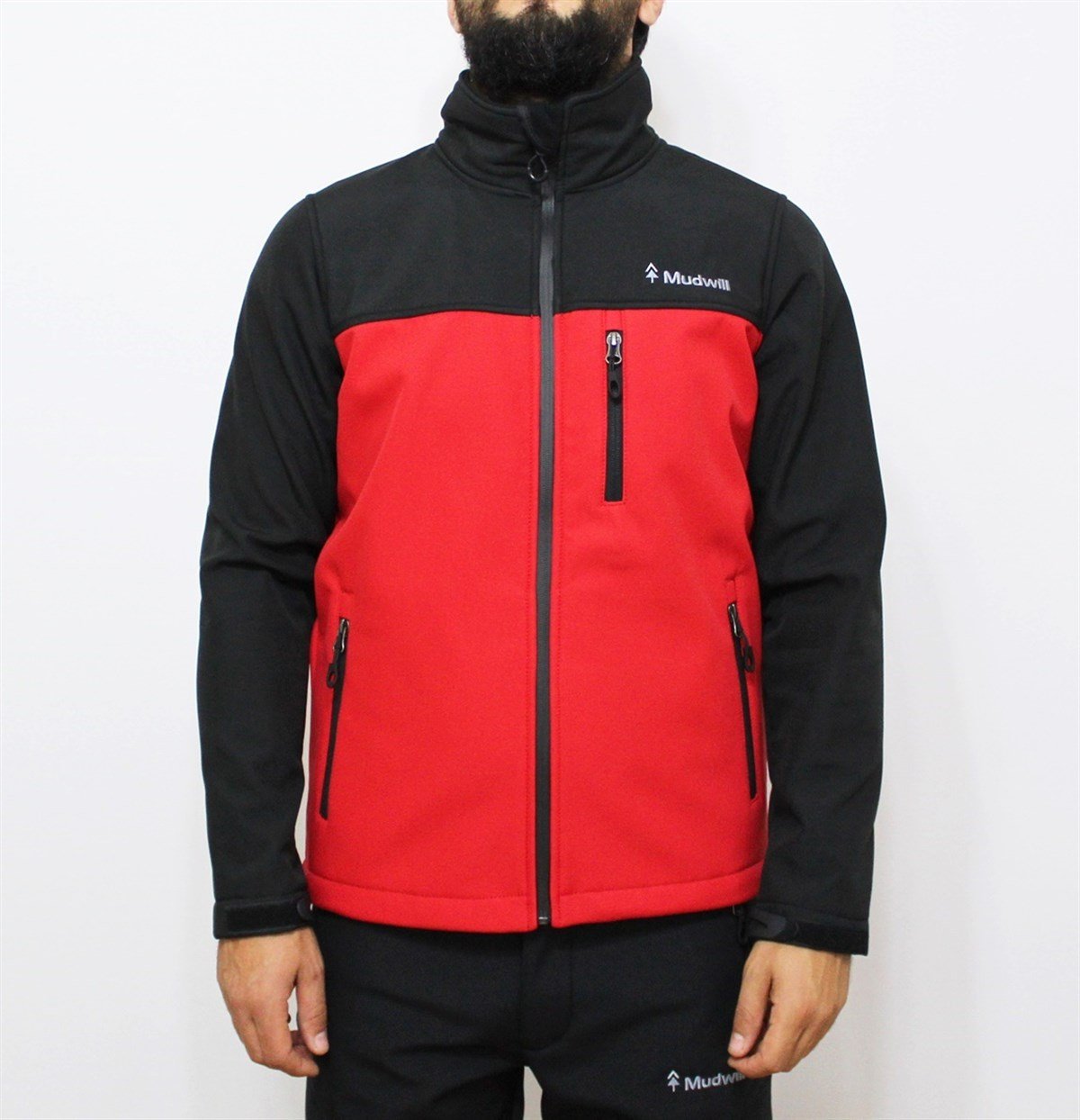 Mudwill Softshell Erkek Mont Ceket - Kırmızı