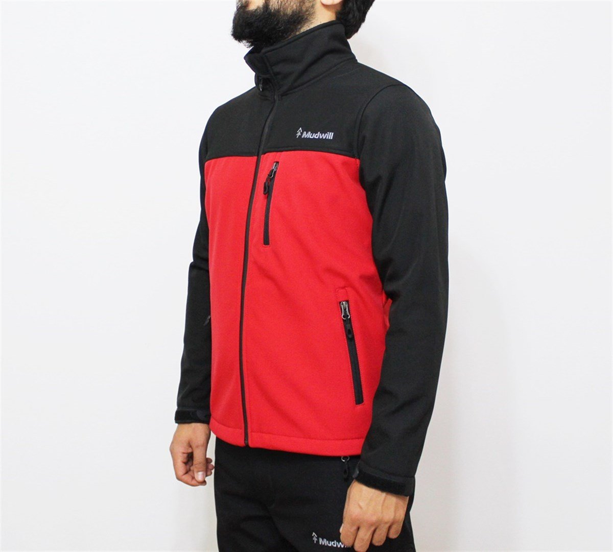 Mudwill Softshell Erkek Mont Ceket - Kırmızı