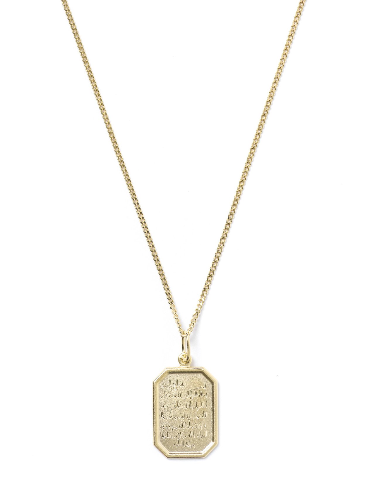 Dua Kolye 925 Ayar Gümüş gold