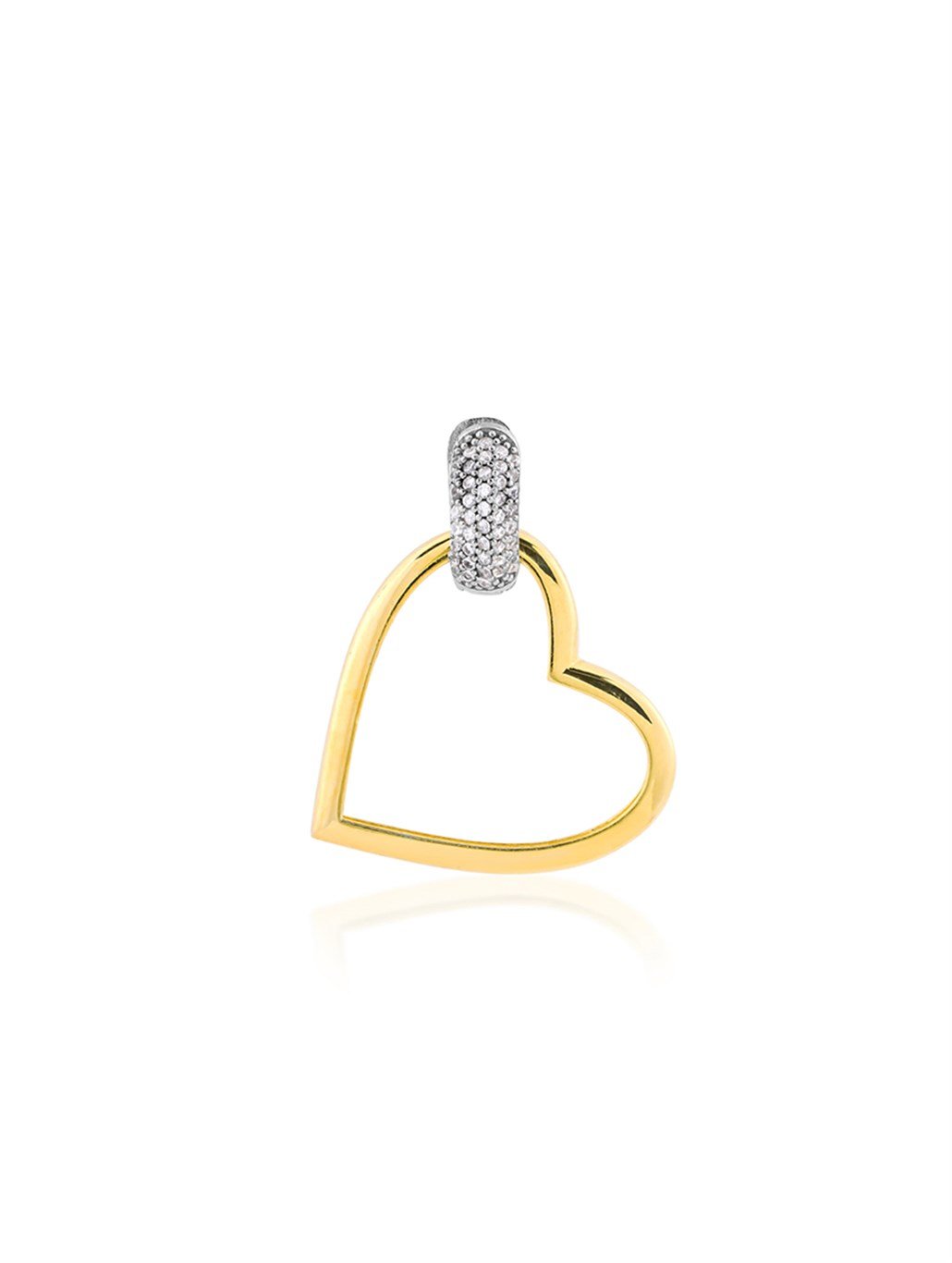 Heart Küpe 925 Ayar Gümüş