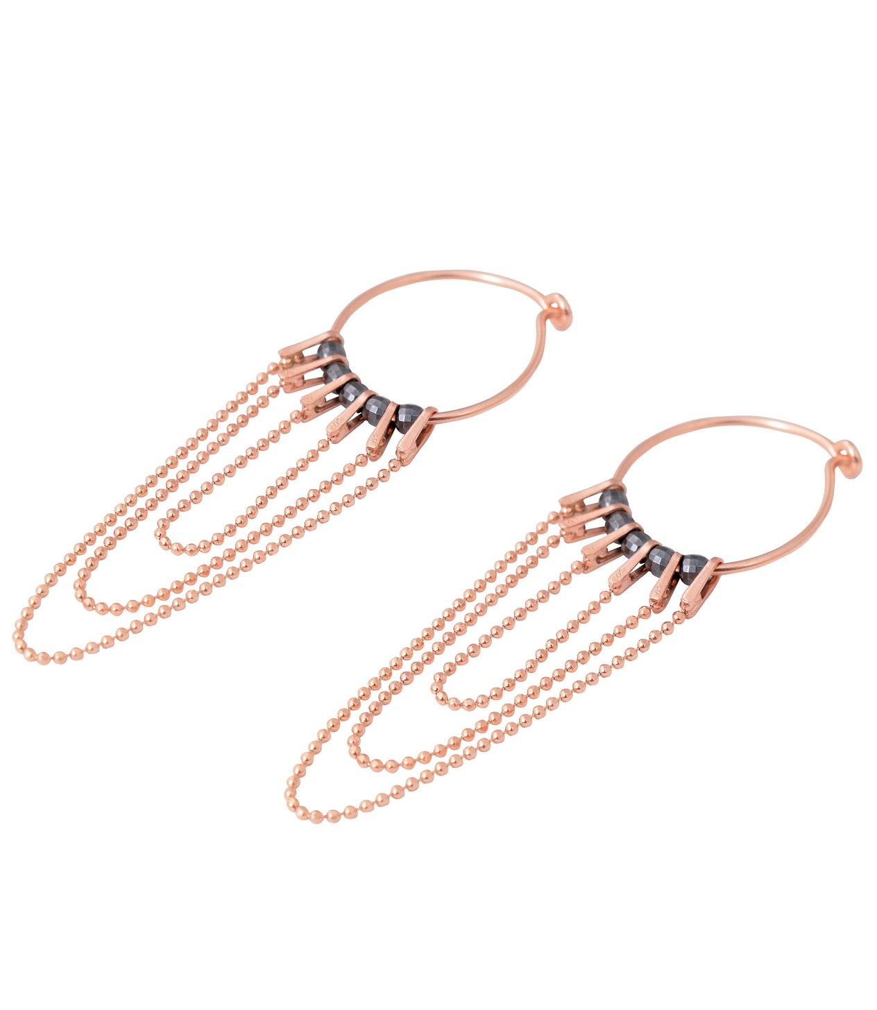 Lia Küpe 925 Ayar Gümüş (Rose)