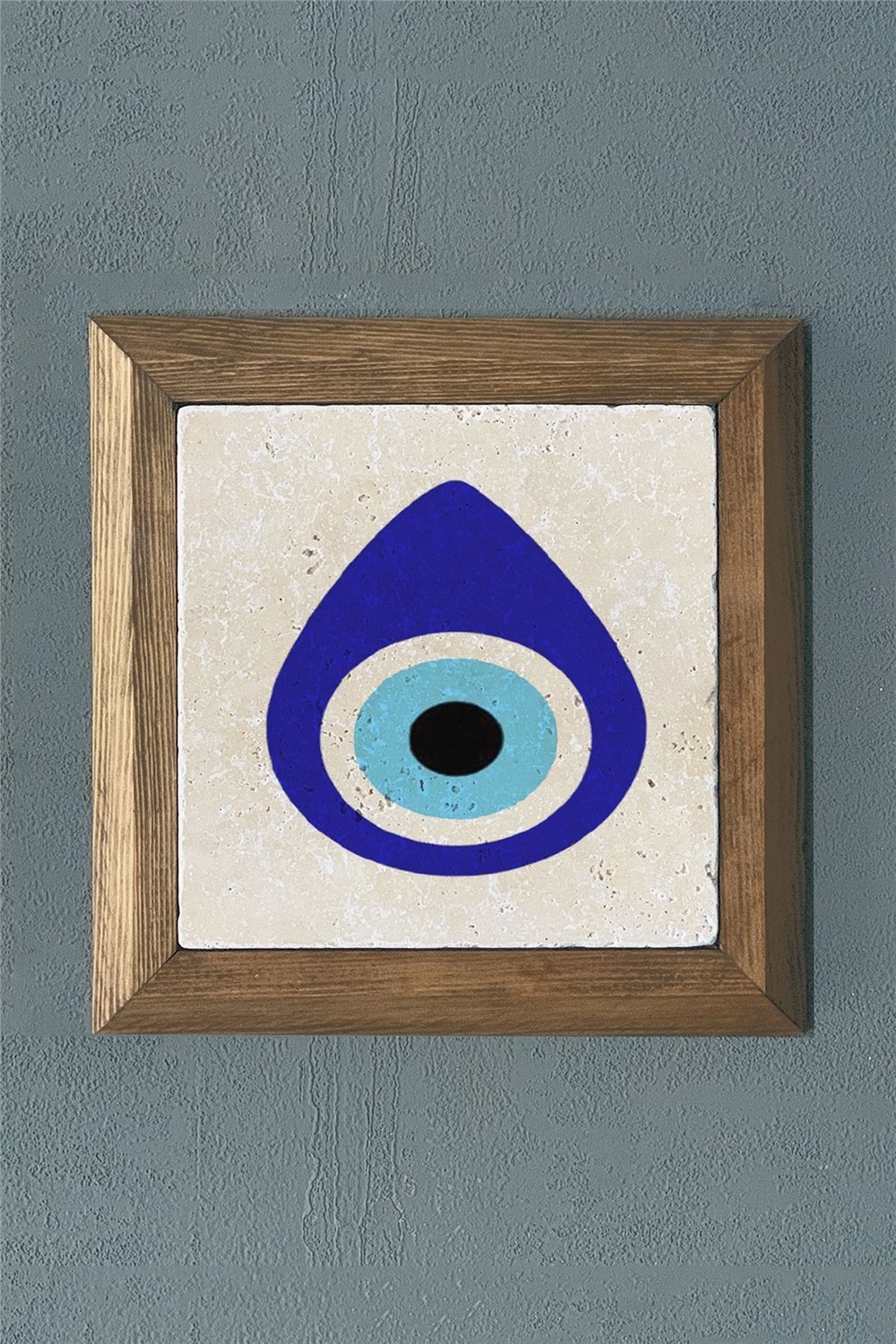 MASİF ÇERÇEVELİ DOĞALTAŞ TABLO PANO OSCAR STONE DECOR 28x28 cm / PRMT2020-1515