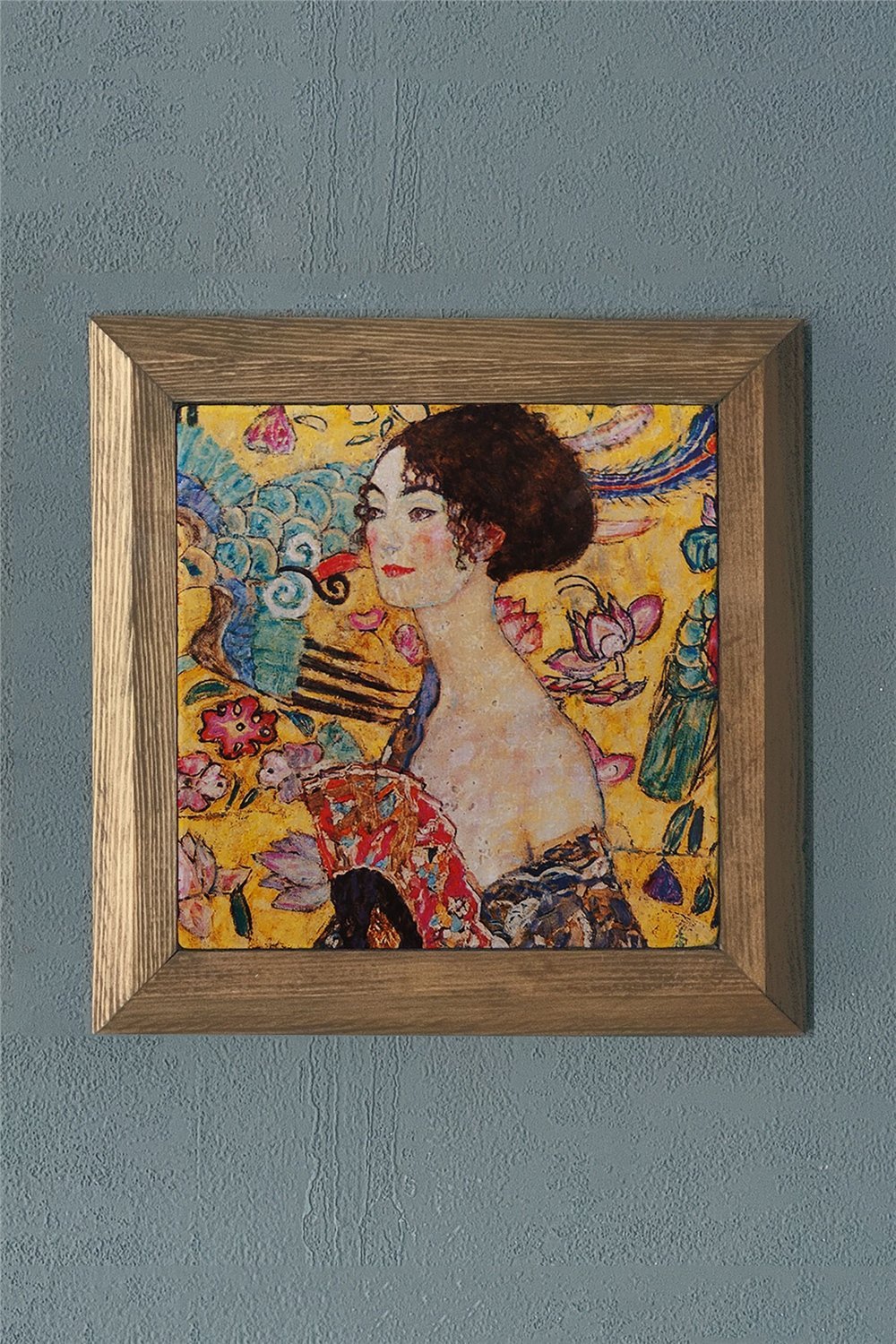 MASİF ÇERÇEVELİ DOĞALTAŞ TABLO PANO OSCAR STONE DECOR 28x28 cm / PRMT2020-1417