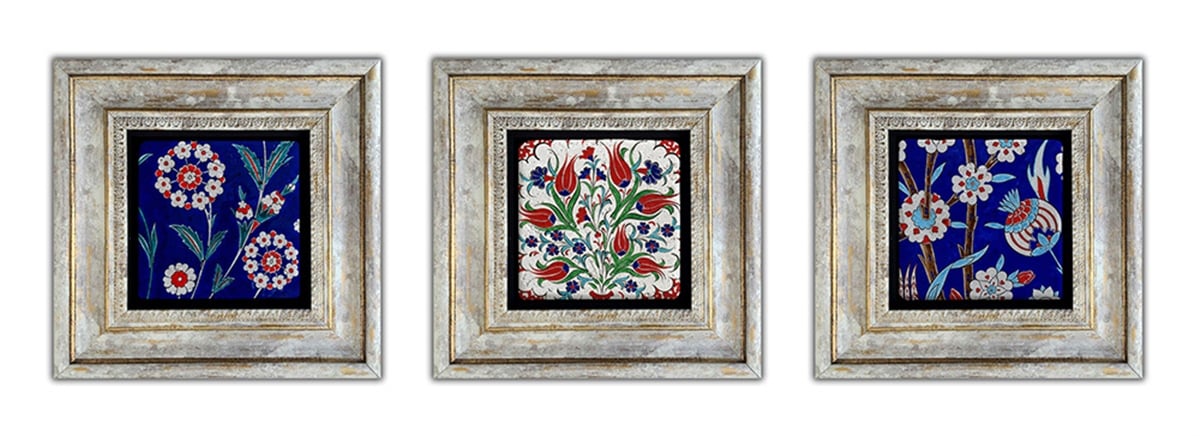 OSCAR STONE DECOR 3'lü ÇERÇEVELİ DOĞALTAŞ DUVAR DEKORU / 3CDD-40-047 (WALL DECOR)