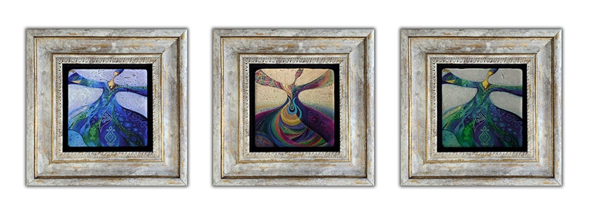 OSCAR STONE DECOR 3'lü ÇERÇEVELİ DOĞALTAŞ DUVAR DEKORU / 3CDD-40-050 (WALL DECOR)