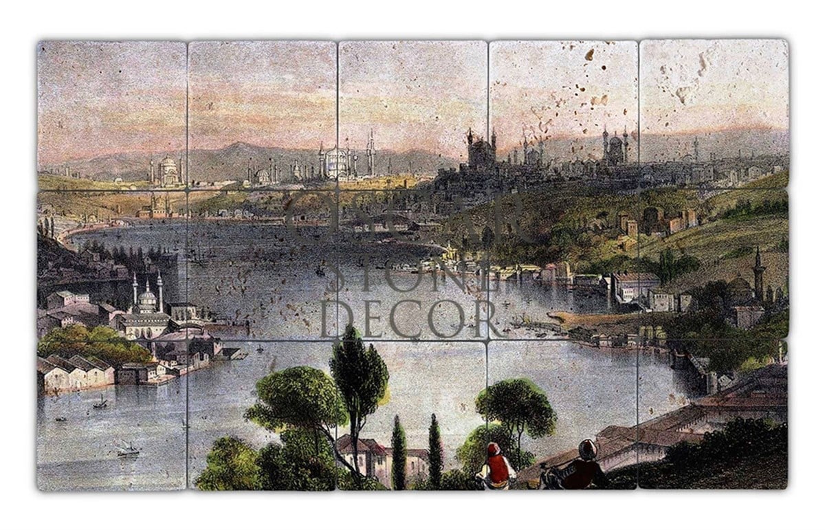 OSCAR STONE DECOR BOĞAZ GEZİNTİSİ DOĞALTAŞ TABLO / TT086 (STONE TABLE)