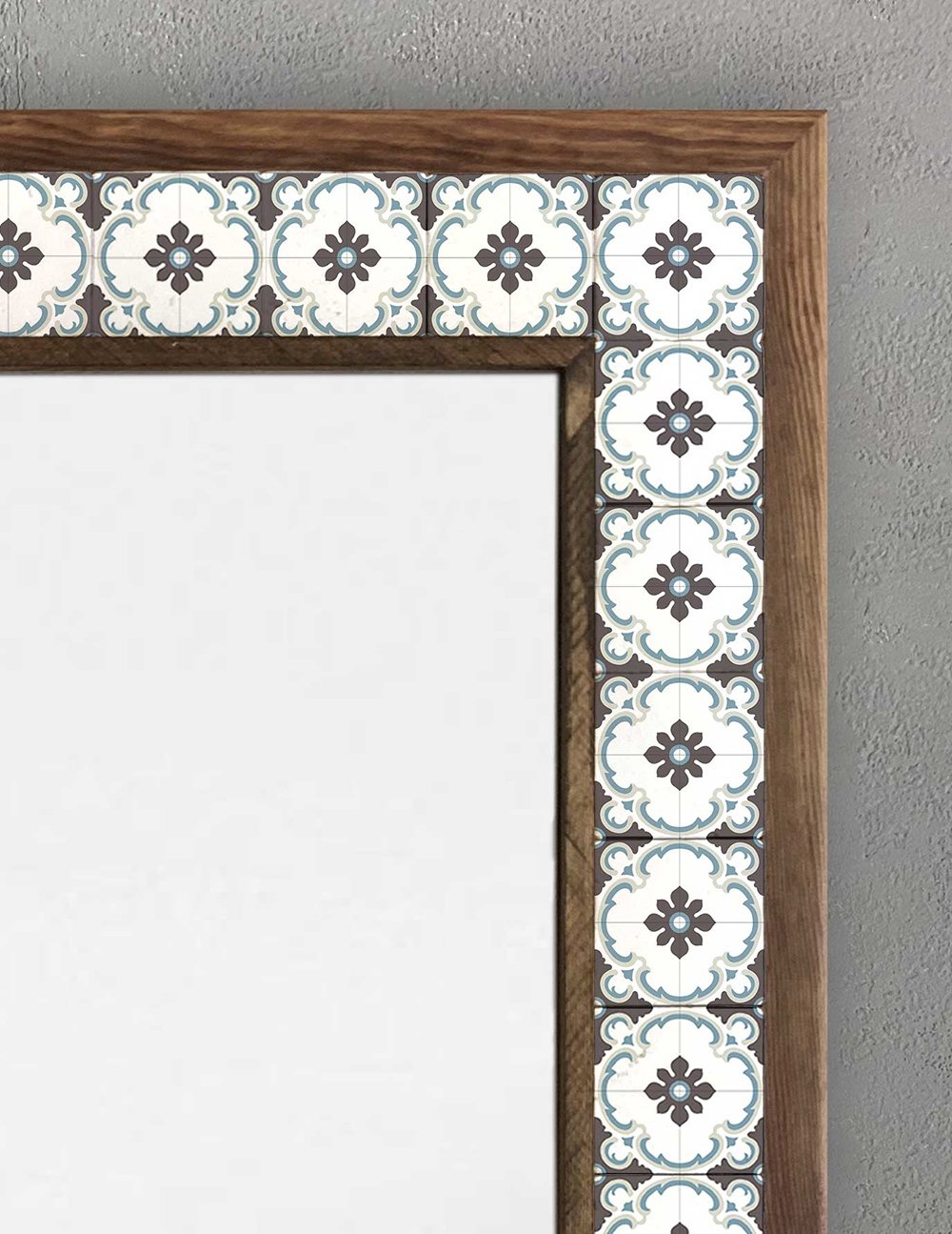 OSCAR STONE DECOR ÇERÇEVELİ MOZAİK DOĞALTAŞ AYNA / AYN4060-023