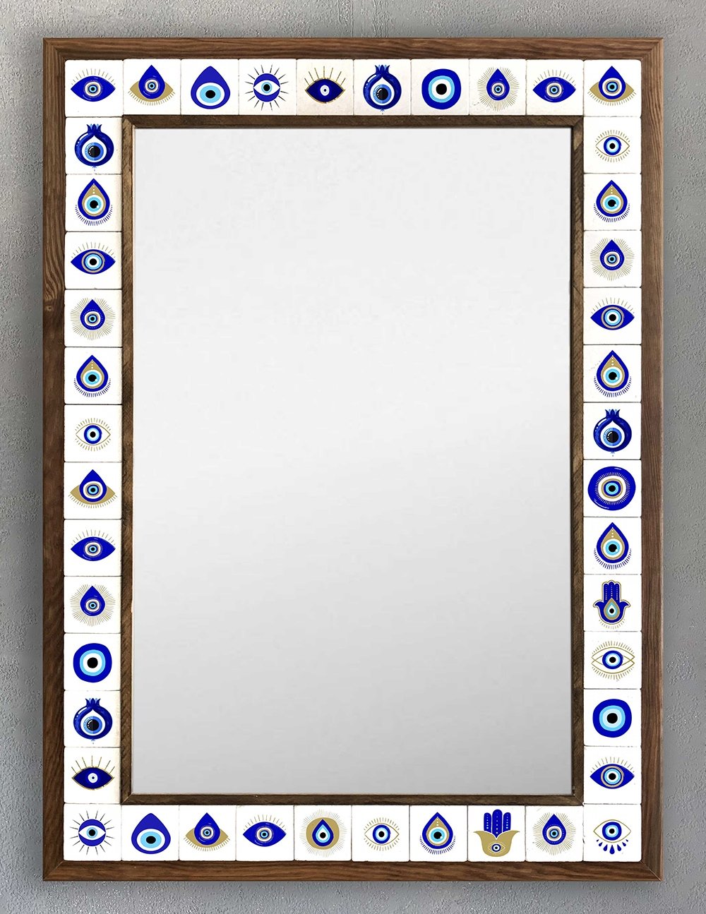 OSCAR STONE DECOR ÇERÇEVELİ MOZAİK DOĞALTAŞ AYNA / AYN5070-088