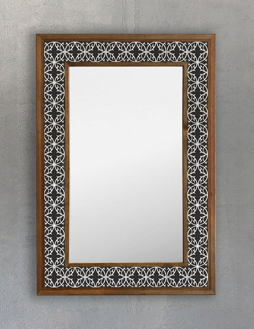 OSCAR STONE DECOR ÇERÇEVELİ MOZAİK DOĞALTAŞ AYNA / AYN4060-055