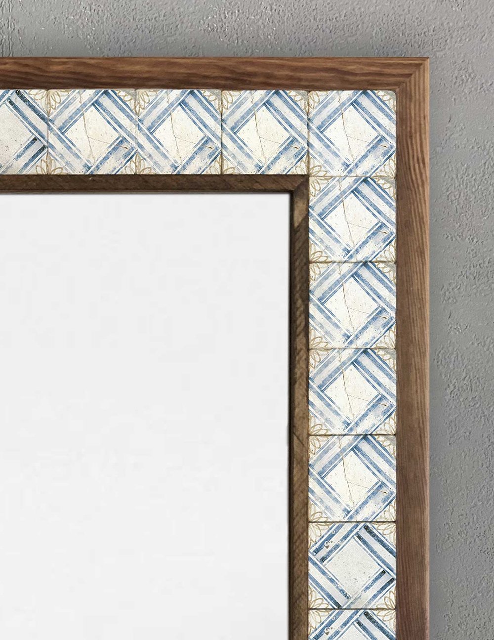 OSCAR STONE DECOR ÇERÇEVELİ MOZAİK DOĞALTAŞ AYNA / AYN5070-110