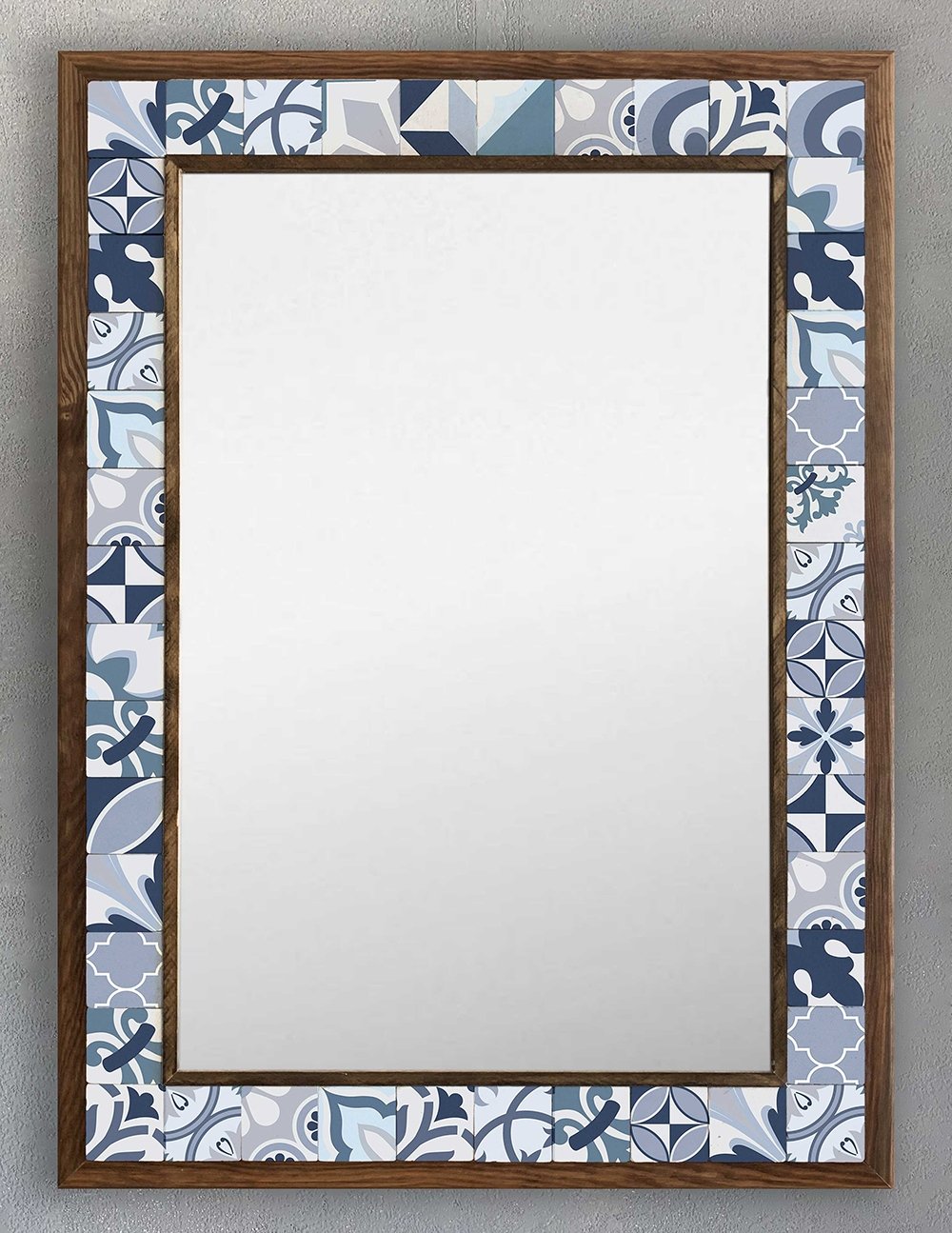 OSCAR STONE DECOR ÇERÇEVELİ MOZAİK DOĞALTAŞ AYNA / AYN5070-096