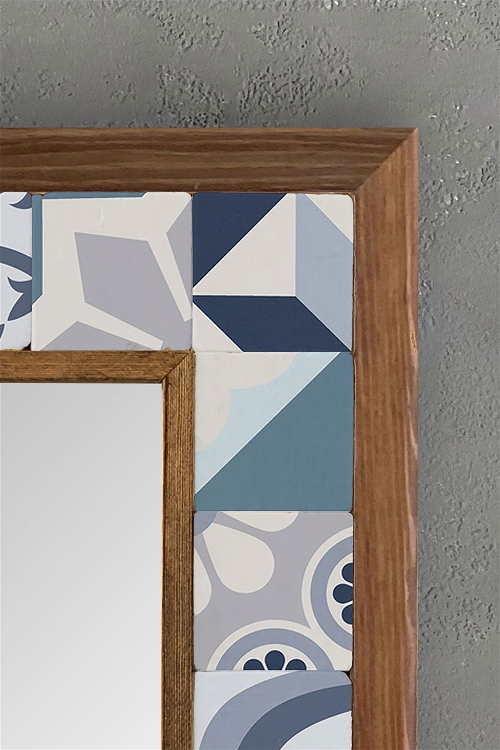 OSCAR STONE DECOR ÇERÇEVELİ MOZAİK DOĞALTAŞ AYNA / AYN3030-113