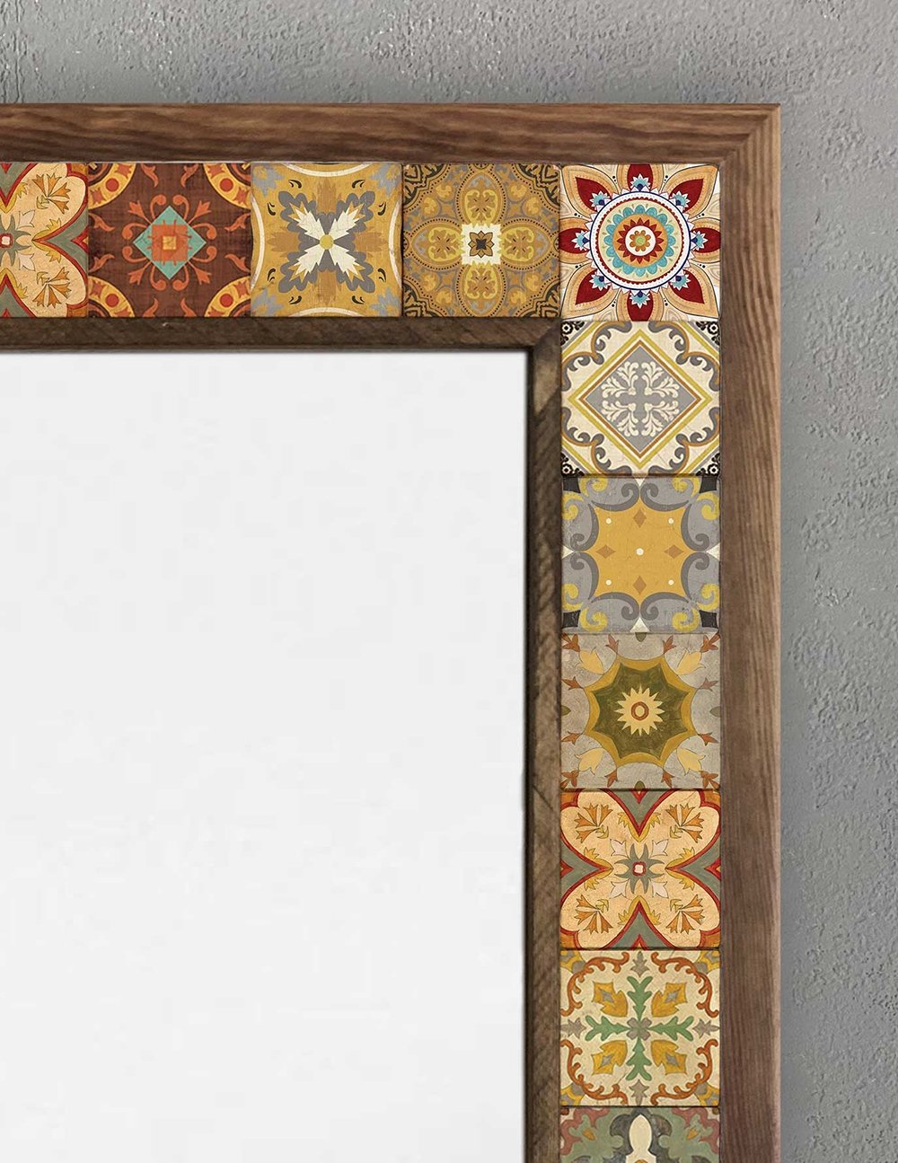 OSCAR STONE DECOR ÇERÇEVELİ MOZAİK DOĞALTAŞ AYNA / AYN4060-023