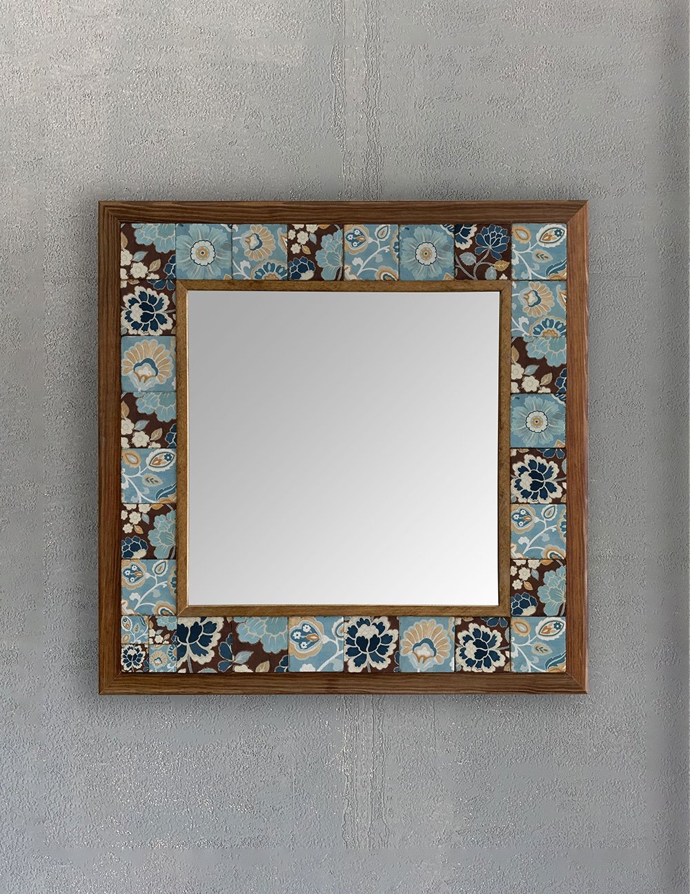 OSCAR STONE DECOR ÇERÇEVELİ MOZAİK DOĞALTAŞ AYNA / AYN4040-024