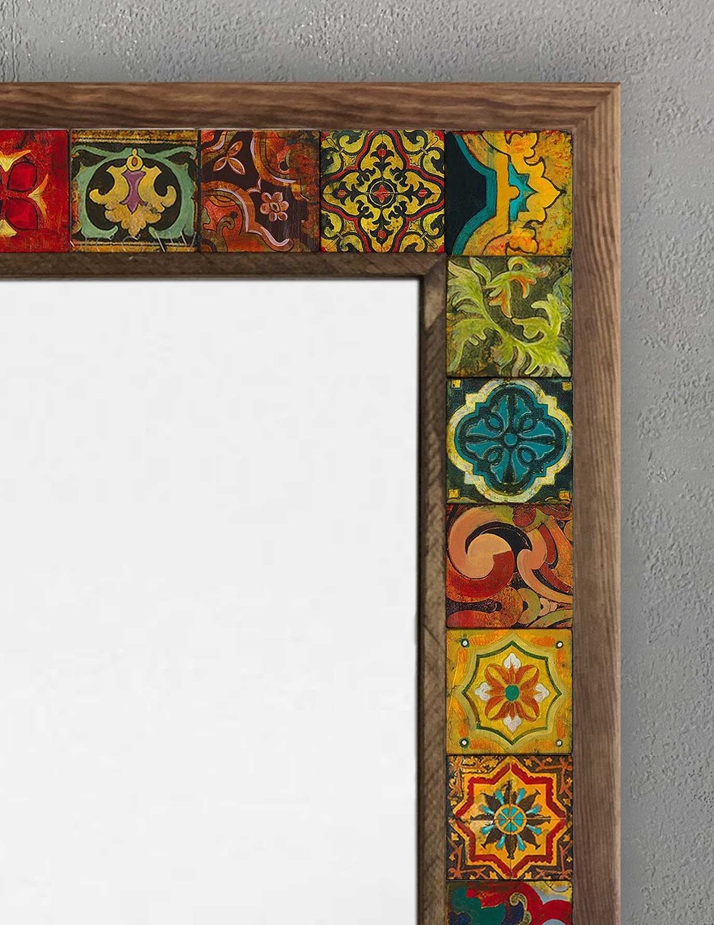 OSCAR STONE DECOR ÇERÇEVELİ MOZAİK DOĞALTAŞ AYNA / AYN4060-023