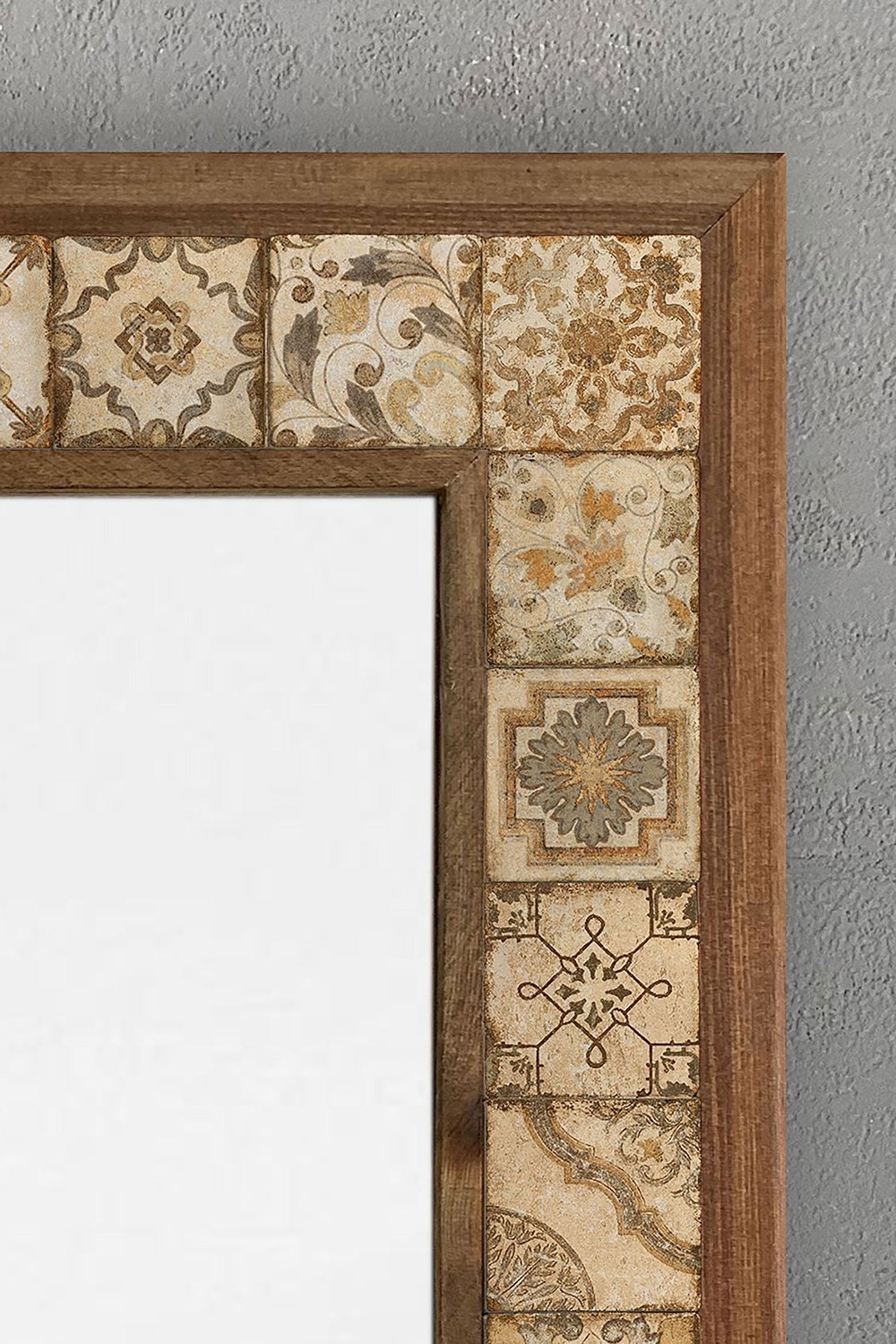 OSCAR STONE DECOR ÇERÇEVELİ MOZAİK DOĞALTAŞ AYNA / AYN4060-075
