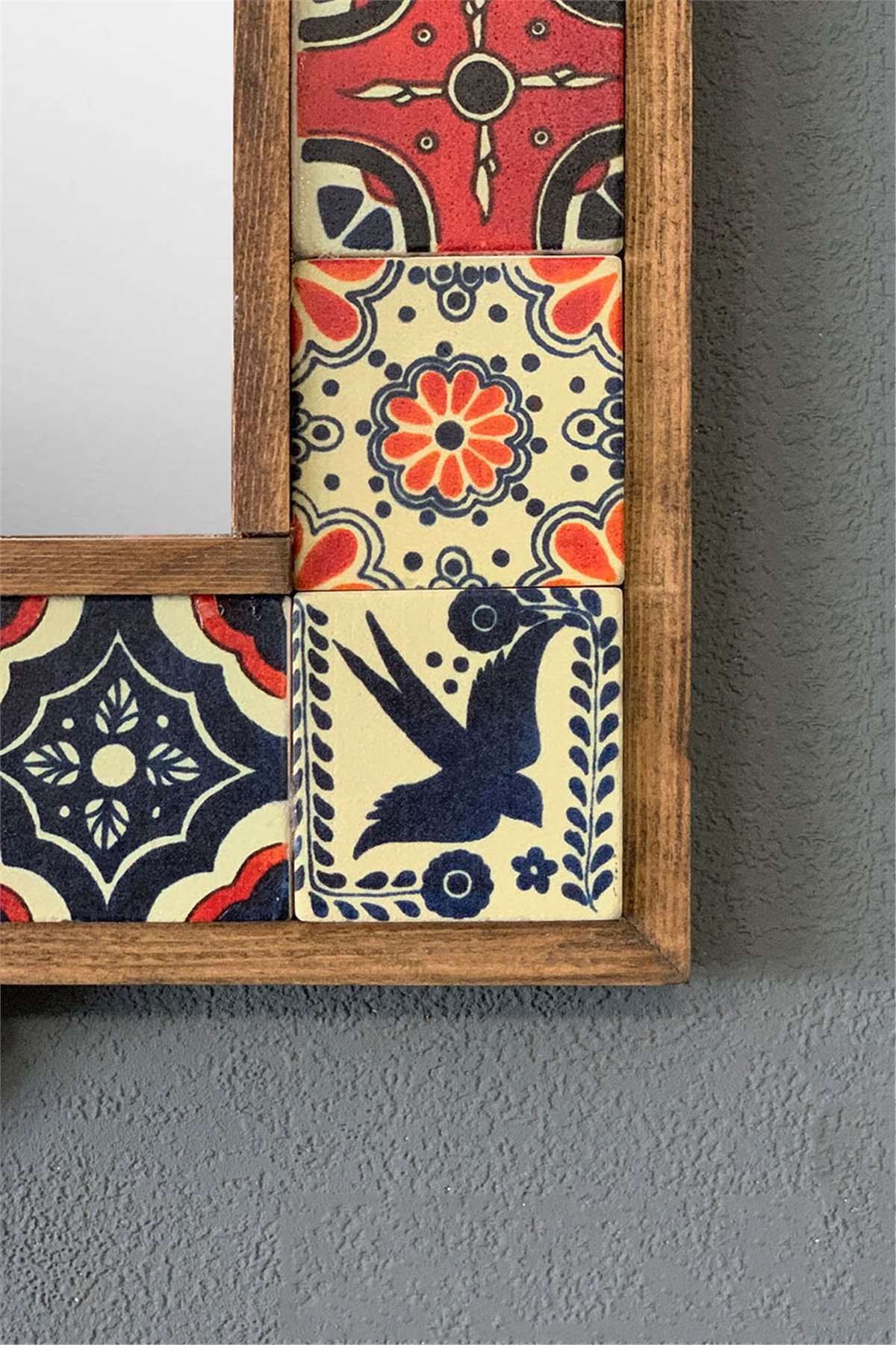 OSCAR STONE DECOR ÇERÇEVELİ MOZAİK DOĞALTAŞ AYNA / AYN4060-029