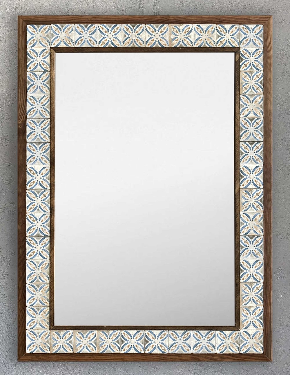 OSCAR STONE DECOR ÇERÇEVELİ MOZAİK DOĞALTAŞ AYNA / AYN4060-023