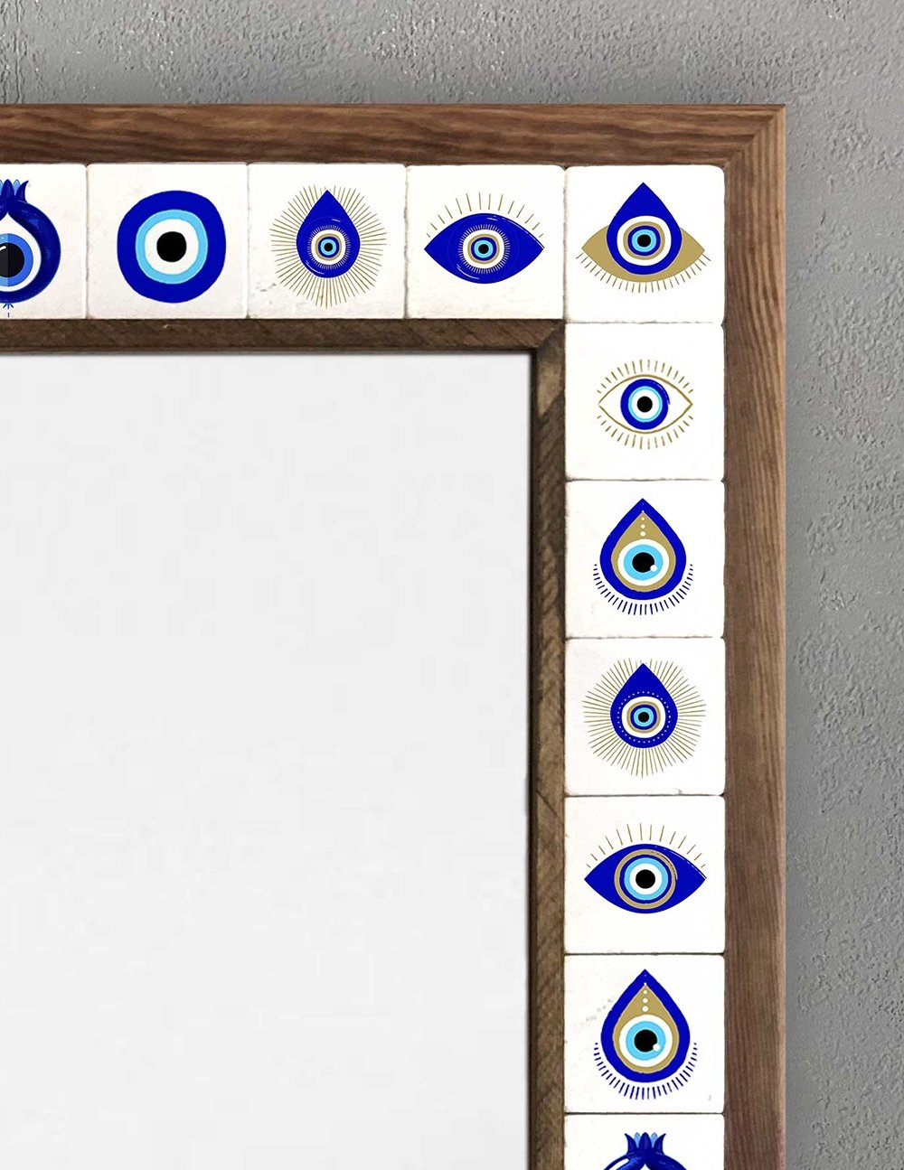OSCAR STONE DECOR ÇERÇEVELİ MOZAİK DOĞALTAŞ AYNA / AYN5070-088