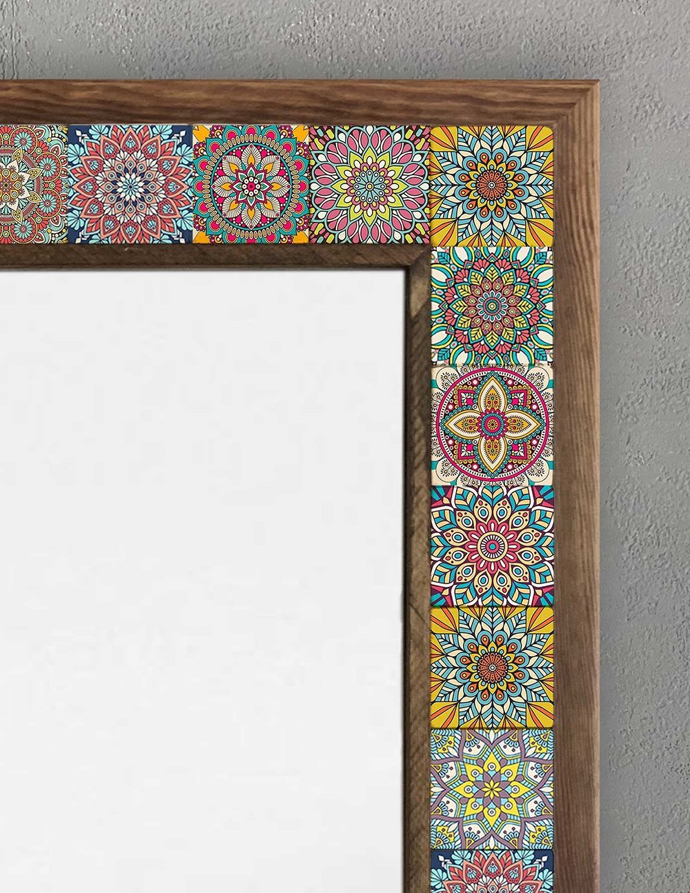 OSCAR STONE DECOR ÇERÇEVELİ MOZAİK DOĞALTAŞ AYNA / AYN4060-023