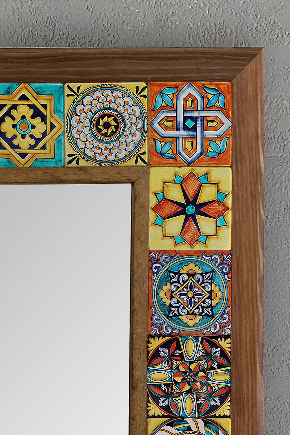 OSCAR STONE DECOR ÇERÇEVELİ MOZAİK DOĞALTAŞ AYNA / AYN4040-030