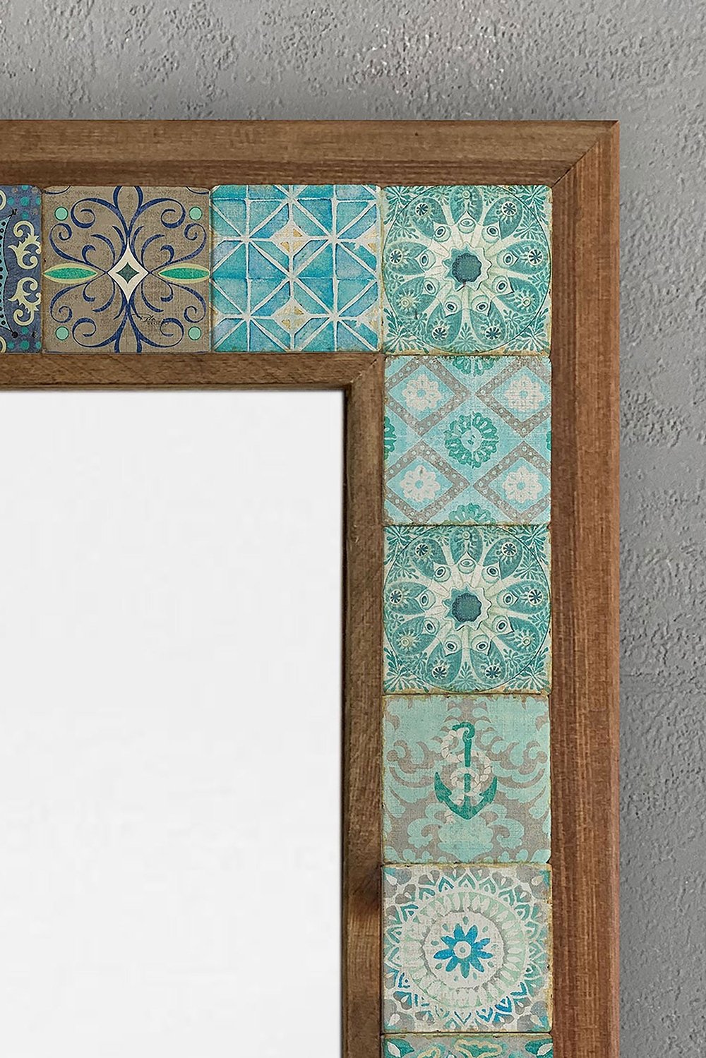 OSCAR STONE DECOR ÇERÇEVELİ MOZAİK DOĞALTAŞ AYNA / AYN4060-041