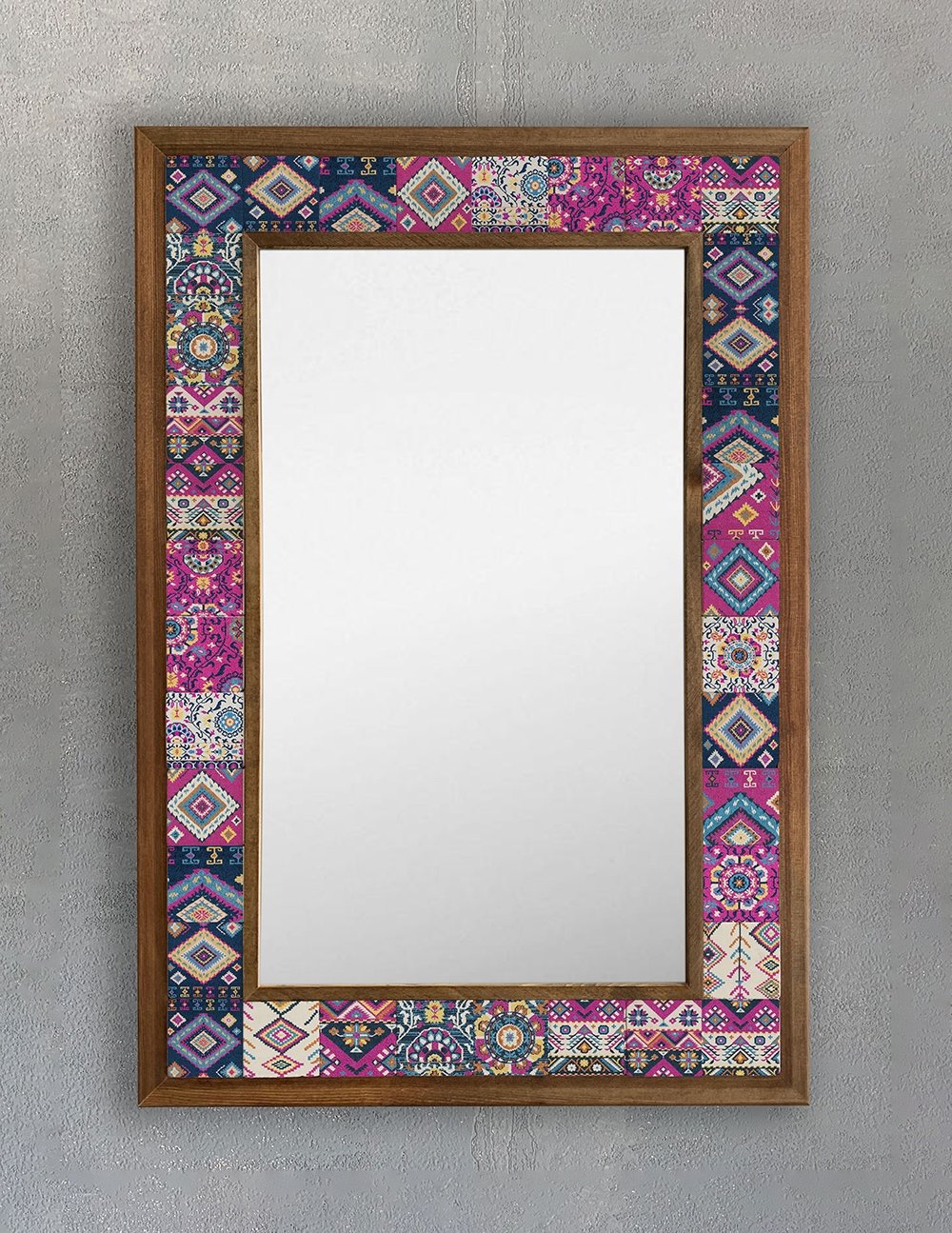 OSCAR STONE DECOR ÇERÇEVELİ MOZAİK DOĞALTAŞ AYNA / AYN4060-023
