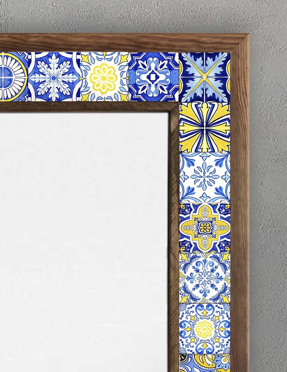 OSCAR STONE DECOR ÇERÇEVELİ MOZAİK DOĞALTAŞ AYNA / AYN4060-023