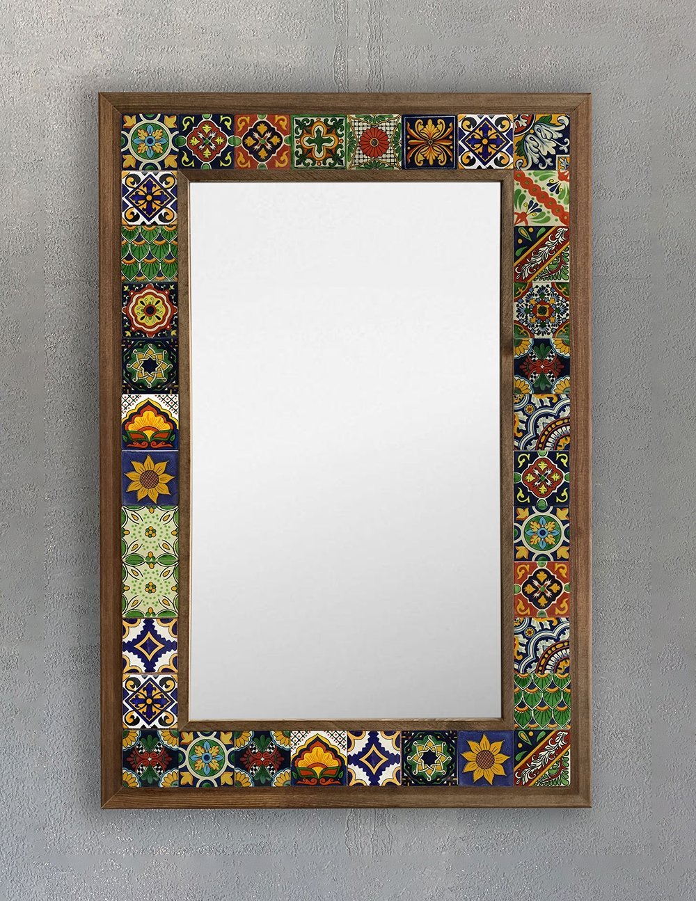 OSCAR STONE DECOR ÇERÇEVELİ MOZAİK DOĞALTAŞ AYNA / AYN4060-027