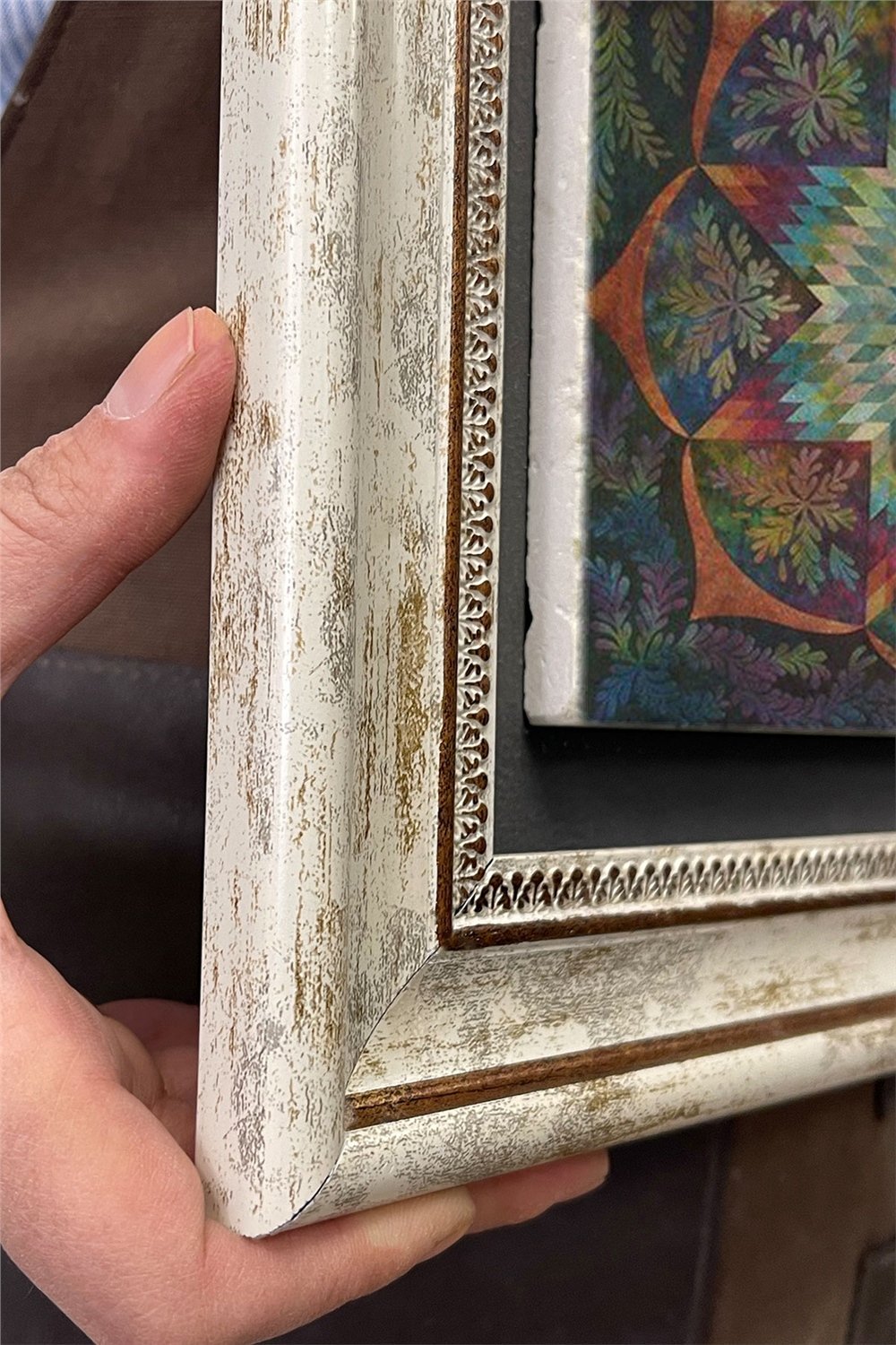 Oscar Stone Decor Çerçeveli Tablo Taş Duvar Dekoru 30 X 30 Cm Eskitme Tablo