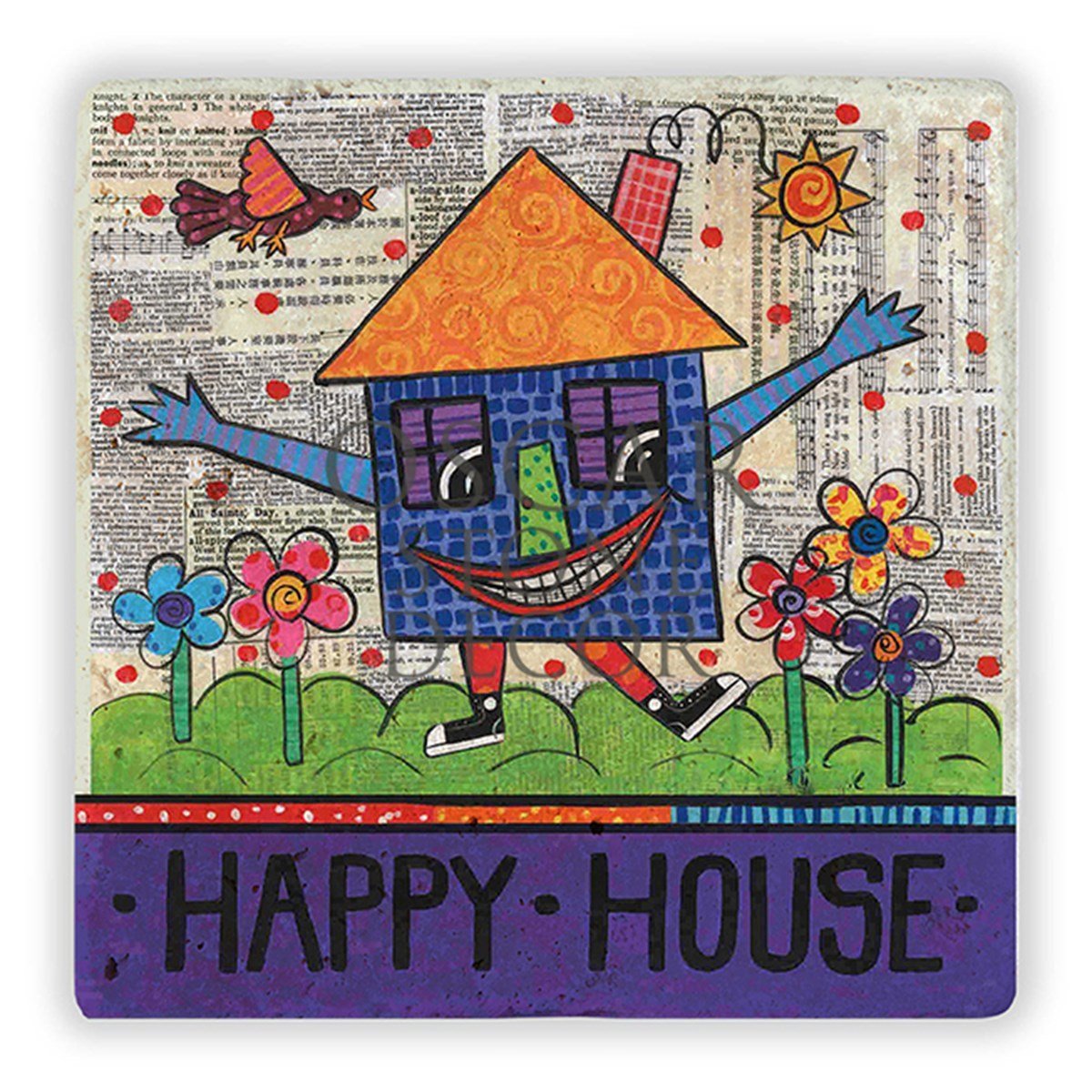 OSCAR STONE DECOR HAPPY HOUSE DOĞALTAŞ DUVAR DEKORU / DD176 (WALL DECOR)