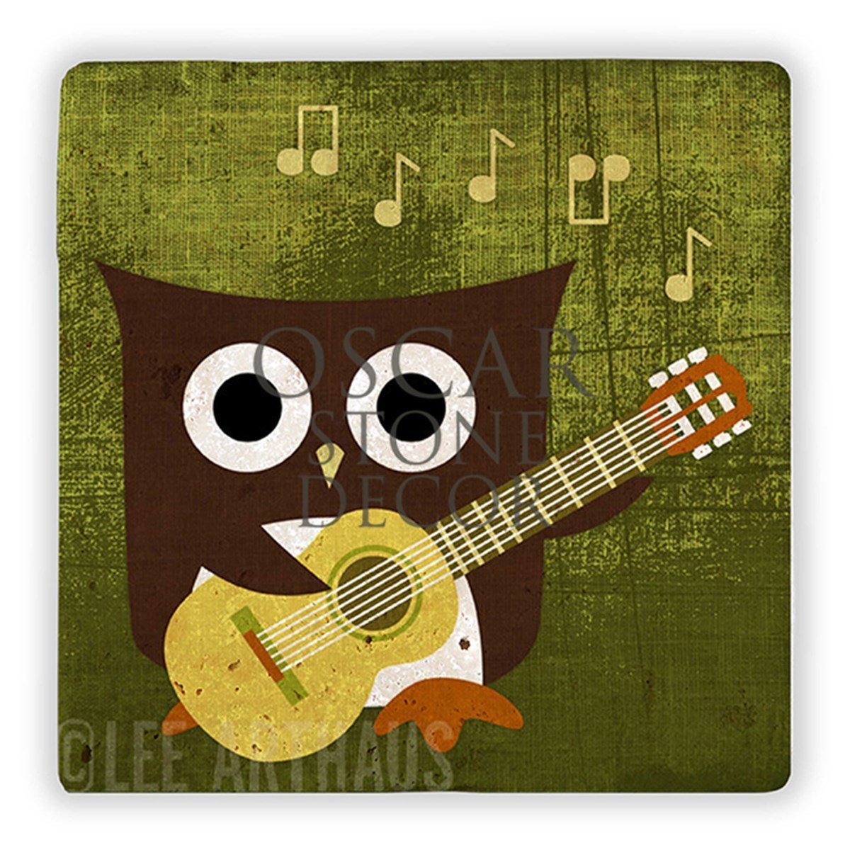 OSCAR STONE DECOR MUSICIAN OWL DOĞALTAŞ DUVAR DEKORU / DD182 (WALL DECOR)