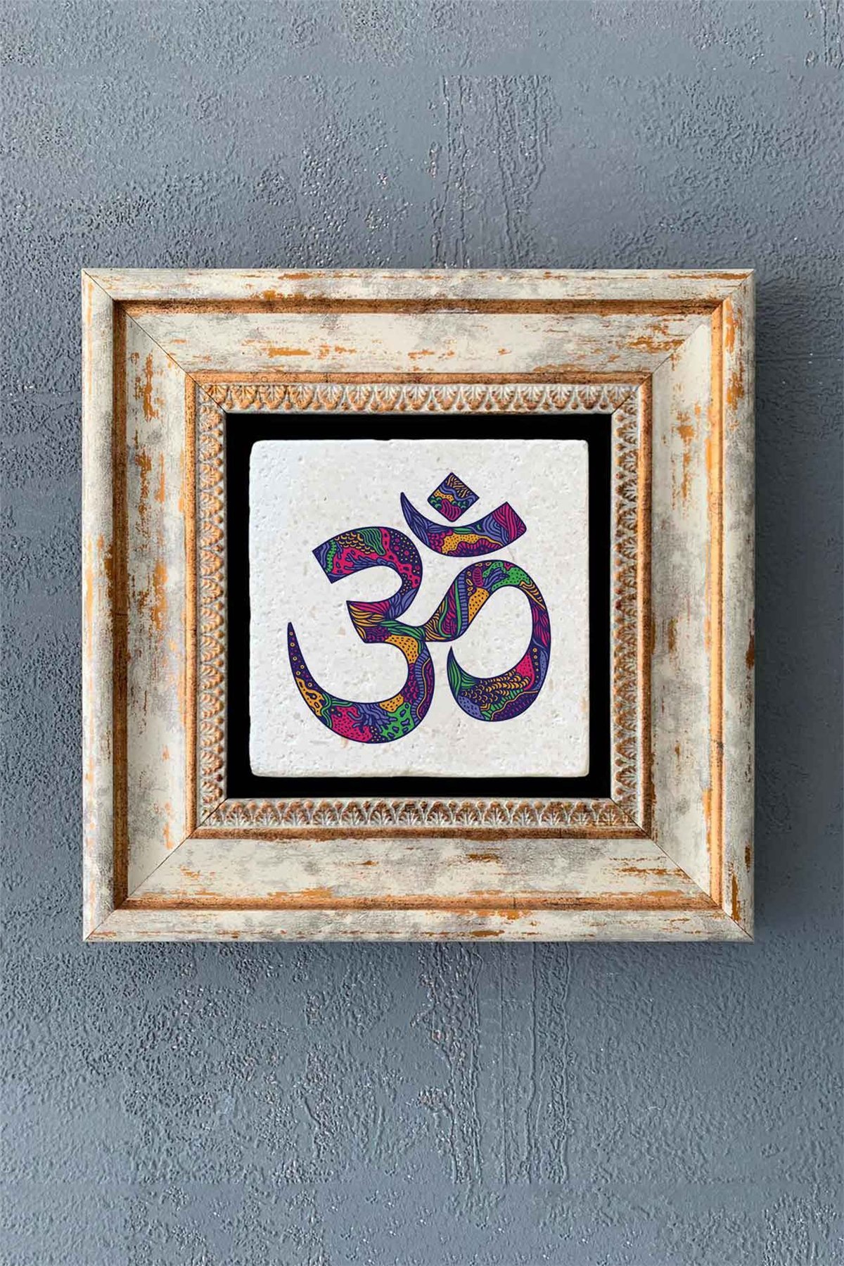 OSCAR STONE DECOR TEKLİ ÇERÇEVELİ DOĞALTAŞ DUVAR DEKORU / CDD1-40-1370 (WALL DECOR)