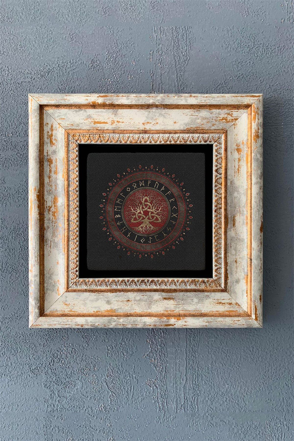 OSCAR STONE DECOR TEKLİ ÇERÇEVELİ DOĞALTAŞ DUVAR DEKORU / CDD1-40-1214 (WALL DECOR)