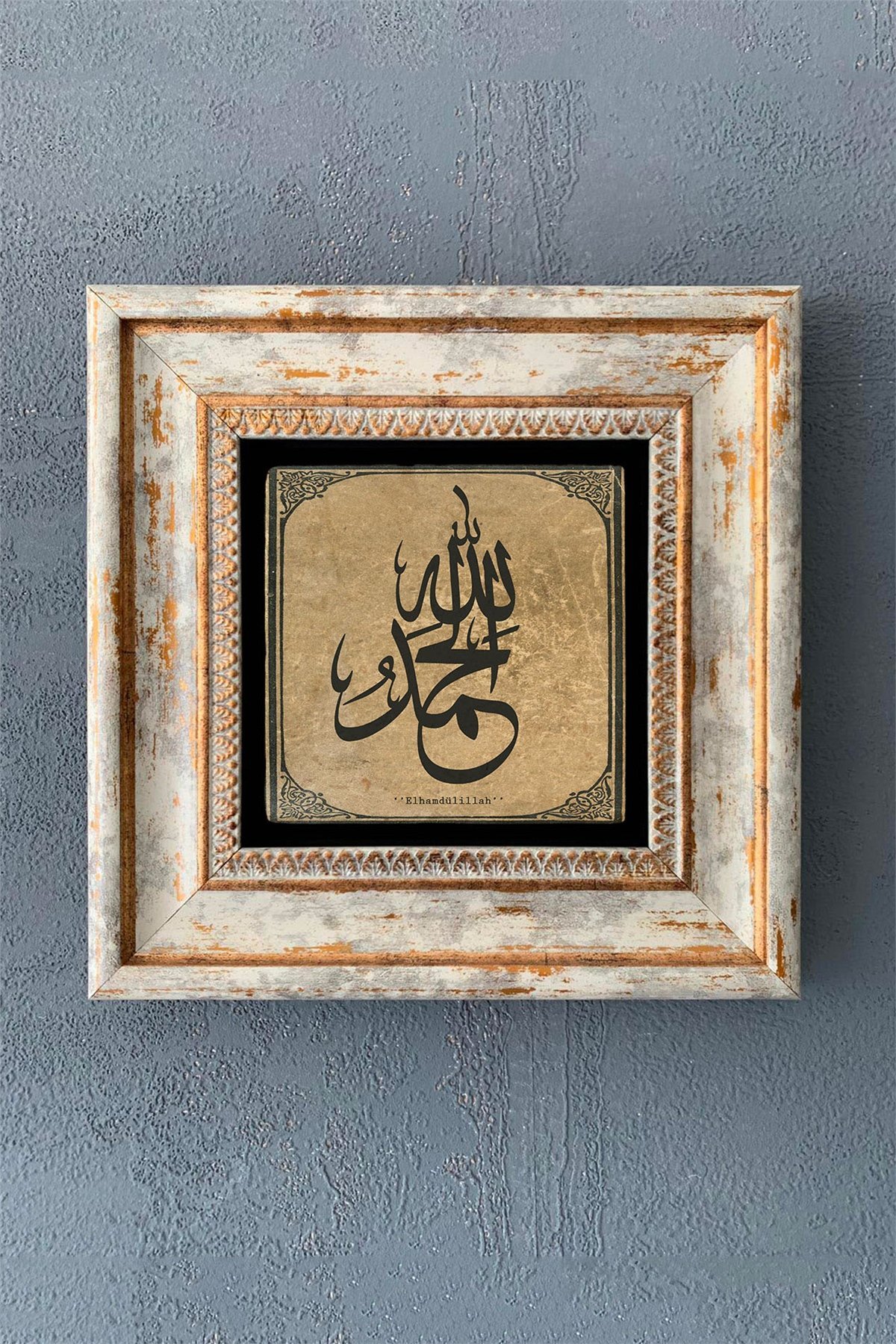 OSCAR STONE DECOR TEKLİ ÇERÇEVELİ DOĞALTAŞ DUVAR DEKORU / CDD1-40-1152 (WALL DECOR)